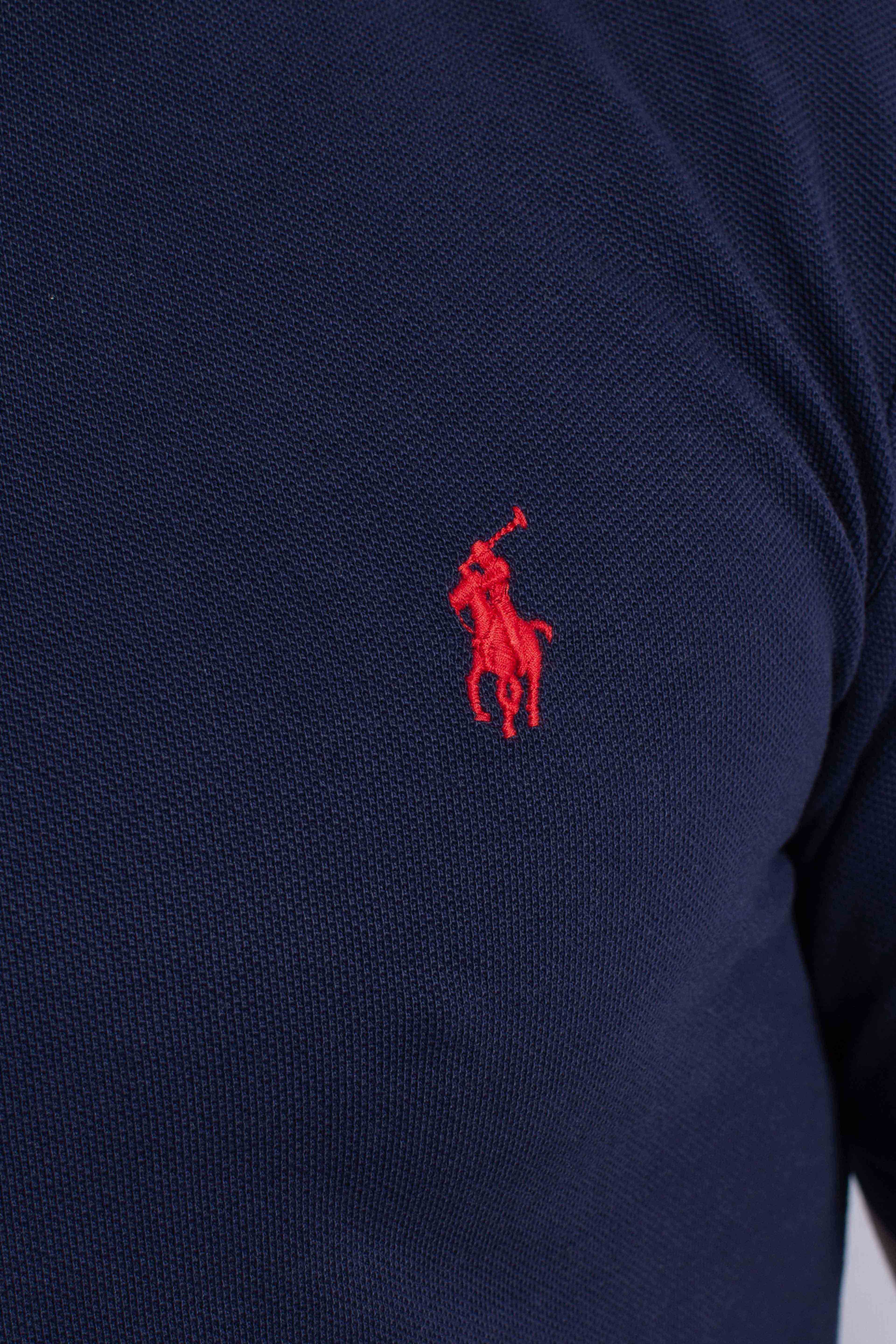 Polo iconica in piqué Custom Slim-Fit newport navy