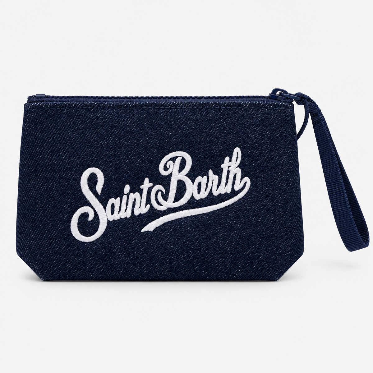 MC2 Saint Barth Pochette Donna Aline Mini in Denim Blu Scuro
