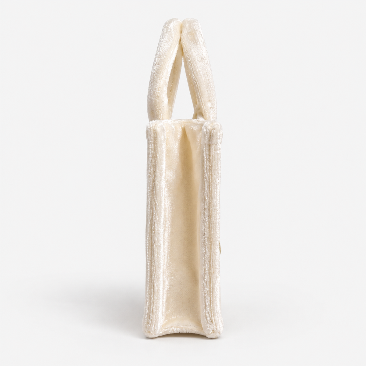 MC2 Saint Barth Phone Bag Donna in Velluto Panna con Tracolla