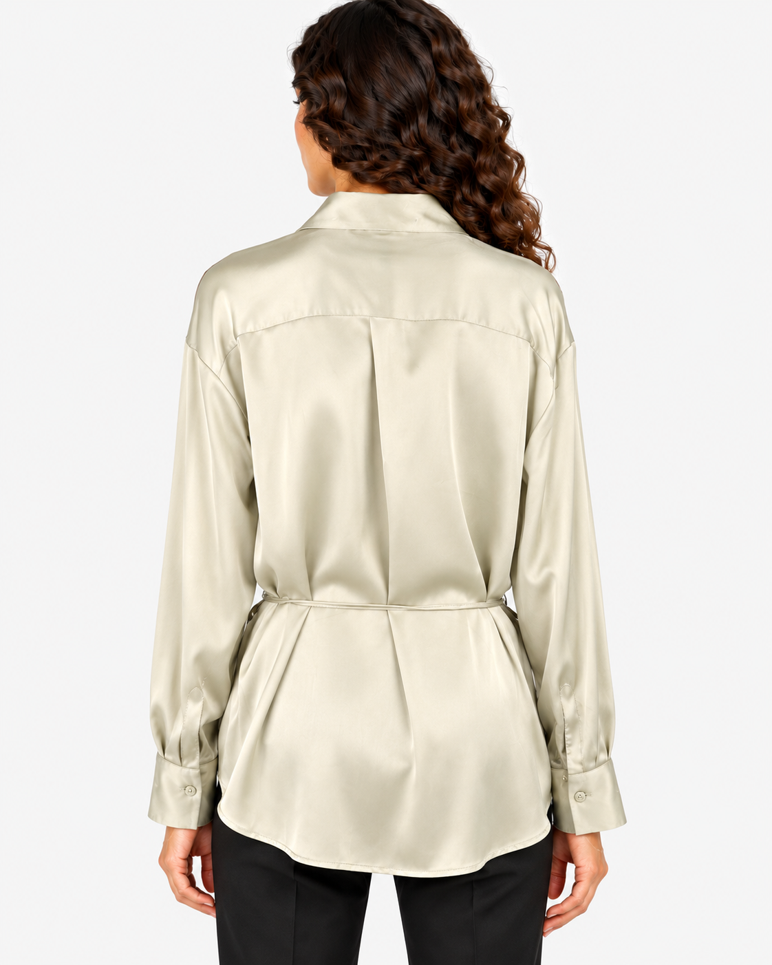 Imperial Camicia Donna Sea Grass in Raso
