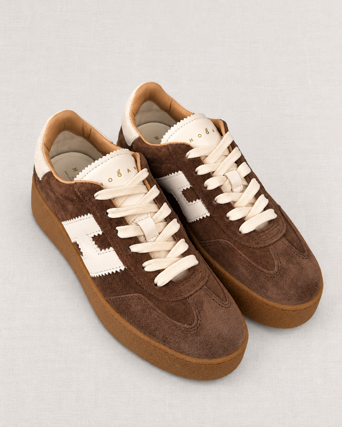 Hogan sneakers donna cool marrone