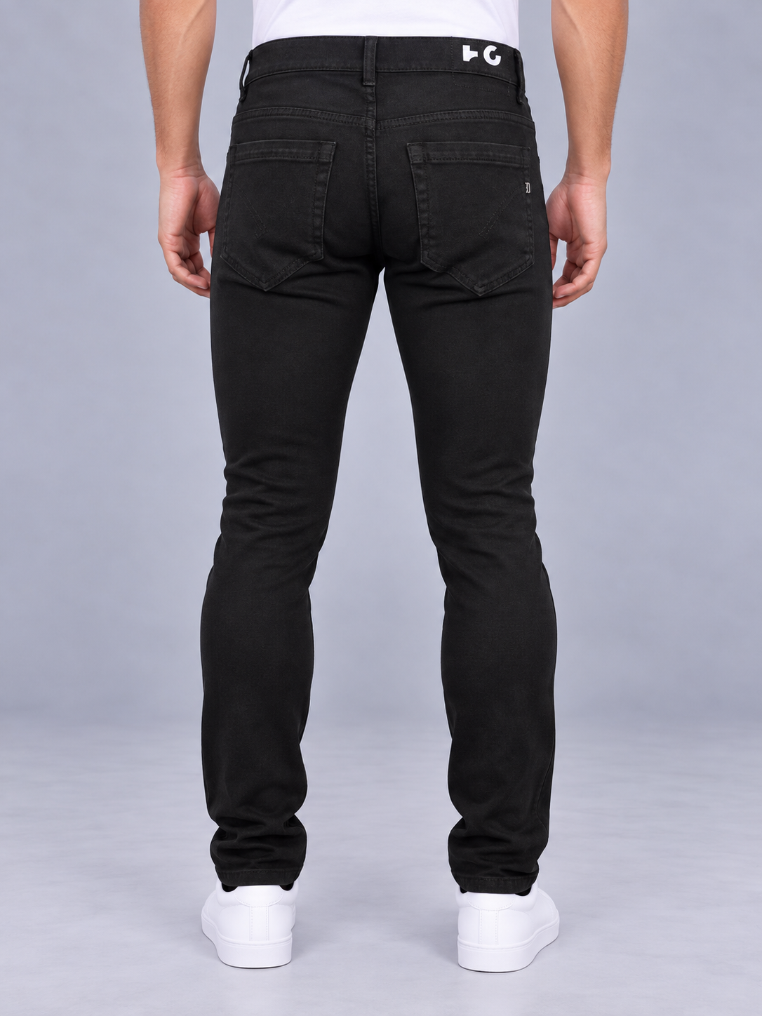 Dondup Jeans Uomo Slim Fit Black