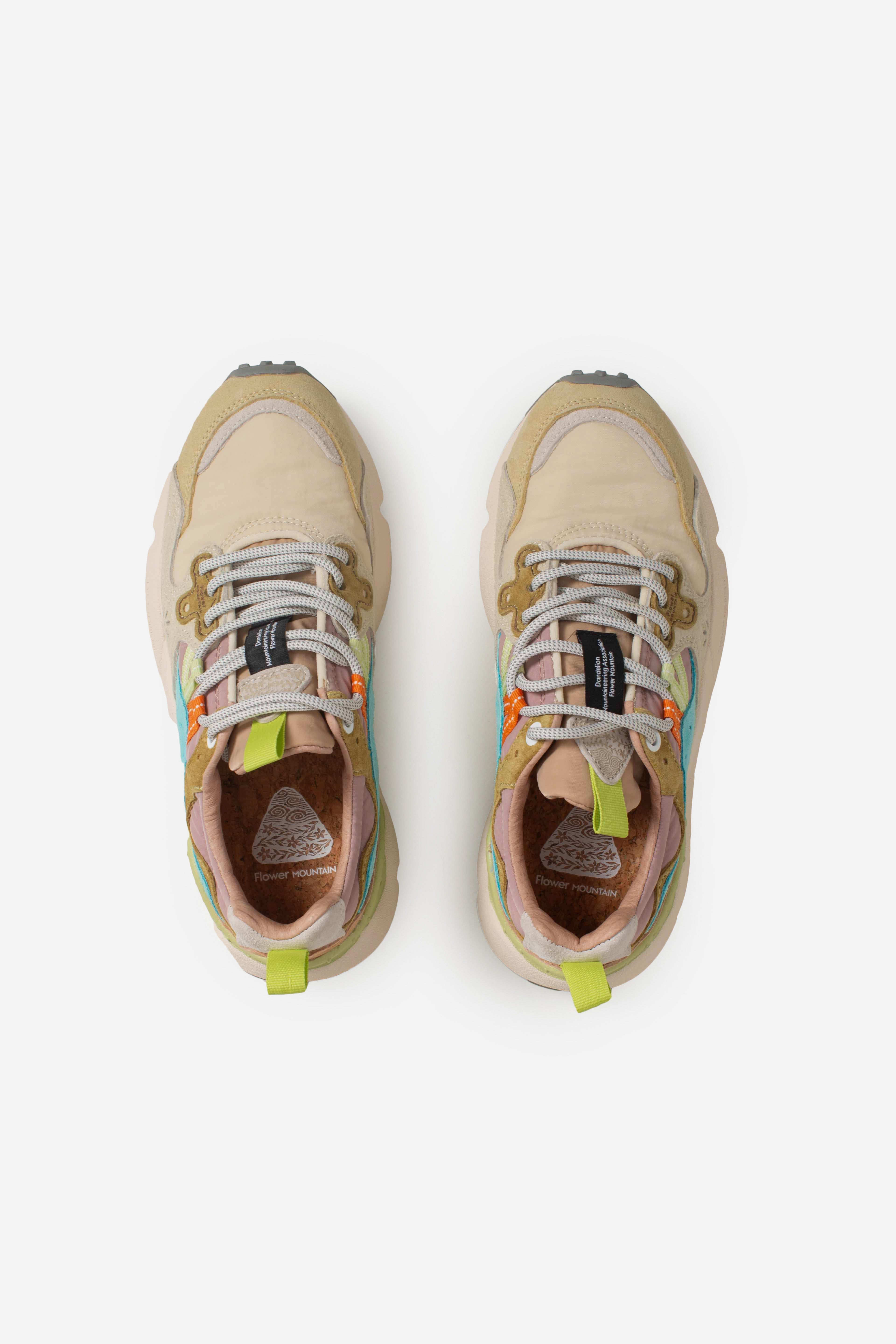 Sneakers Yamano 3 woman  cream milk light blue