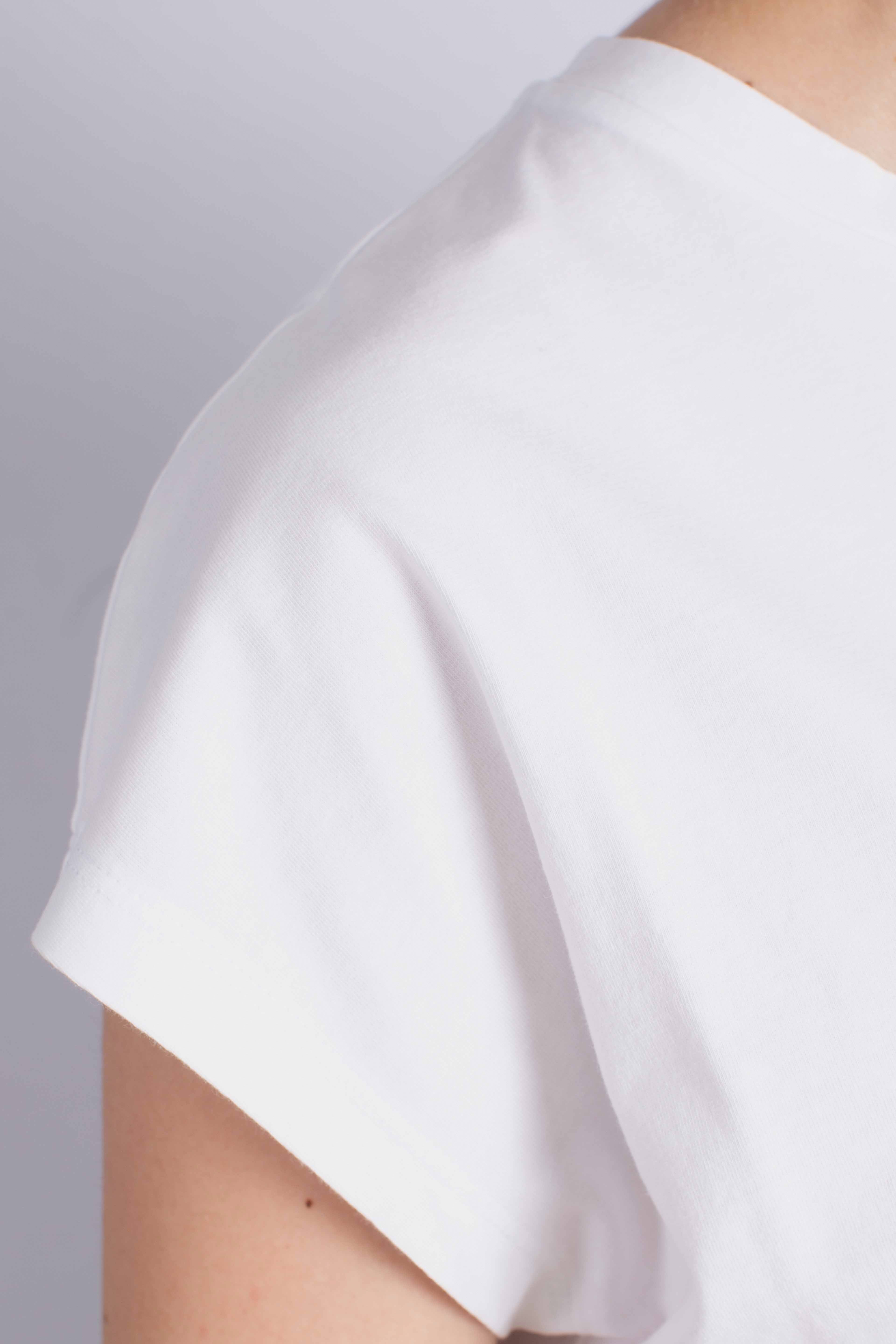 T-shirt in cotone bianca