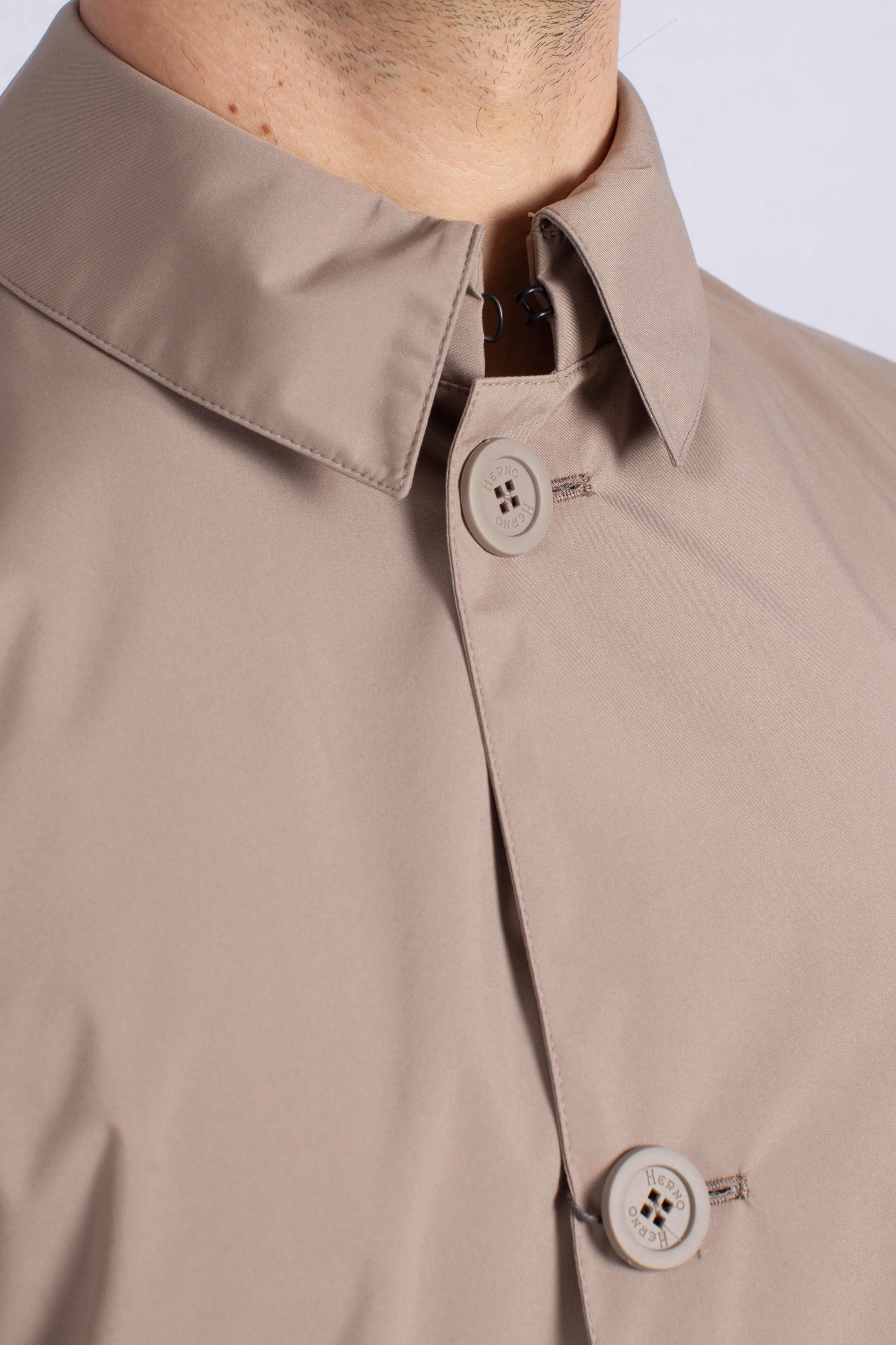 Impermeabile tecnico tortora chiaro