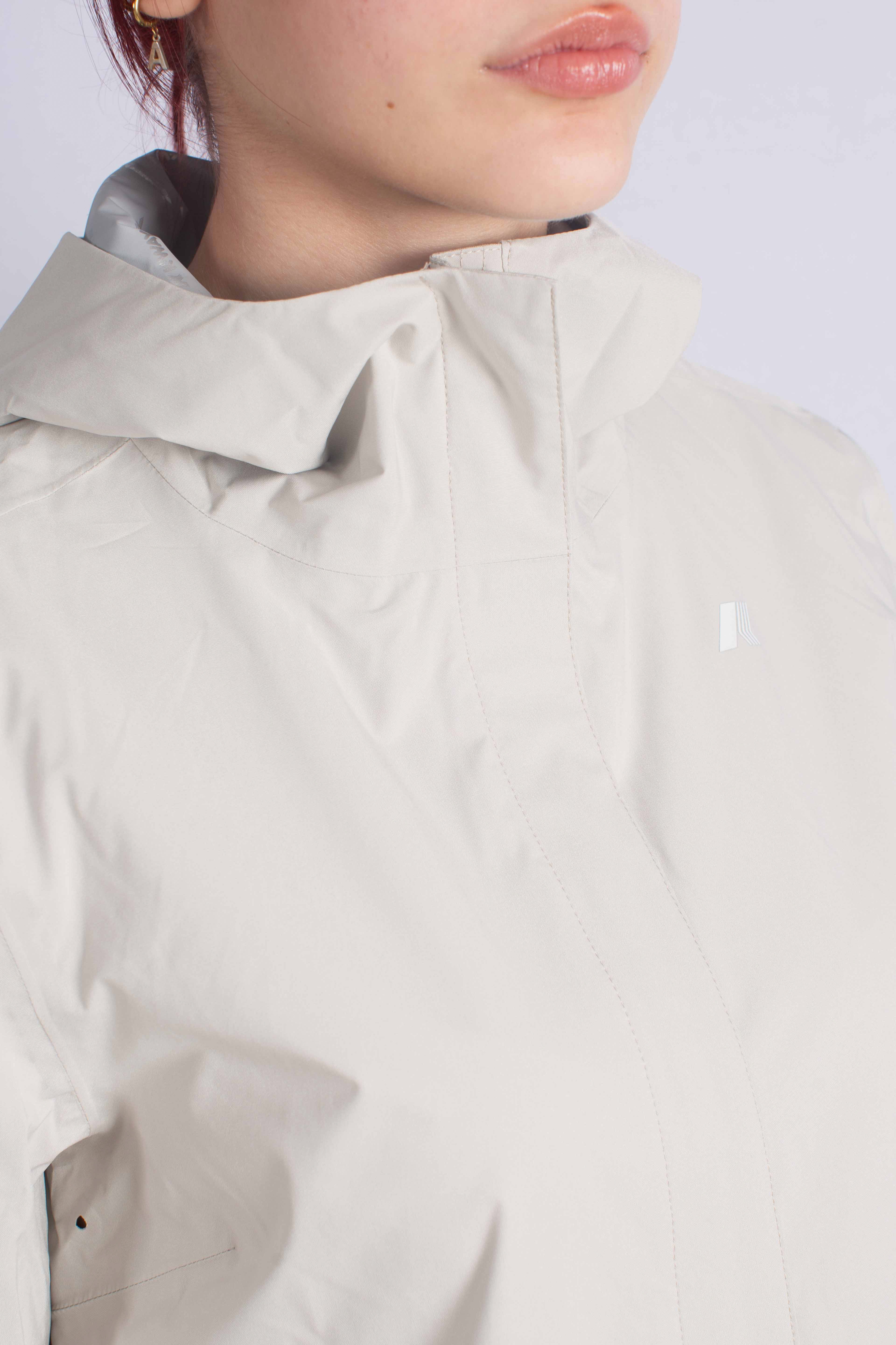 Giacca Impermeabile Slim Fit Sophie stretch dot beige lt