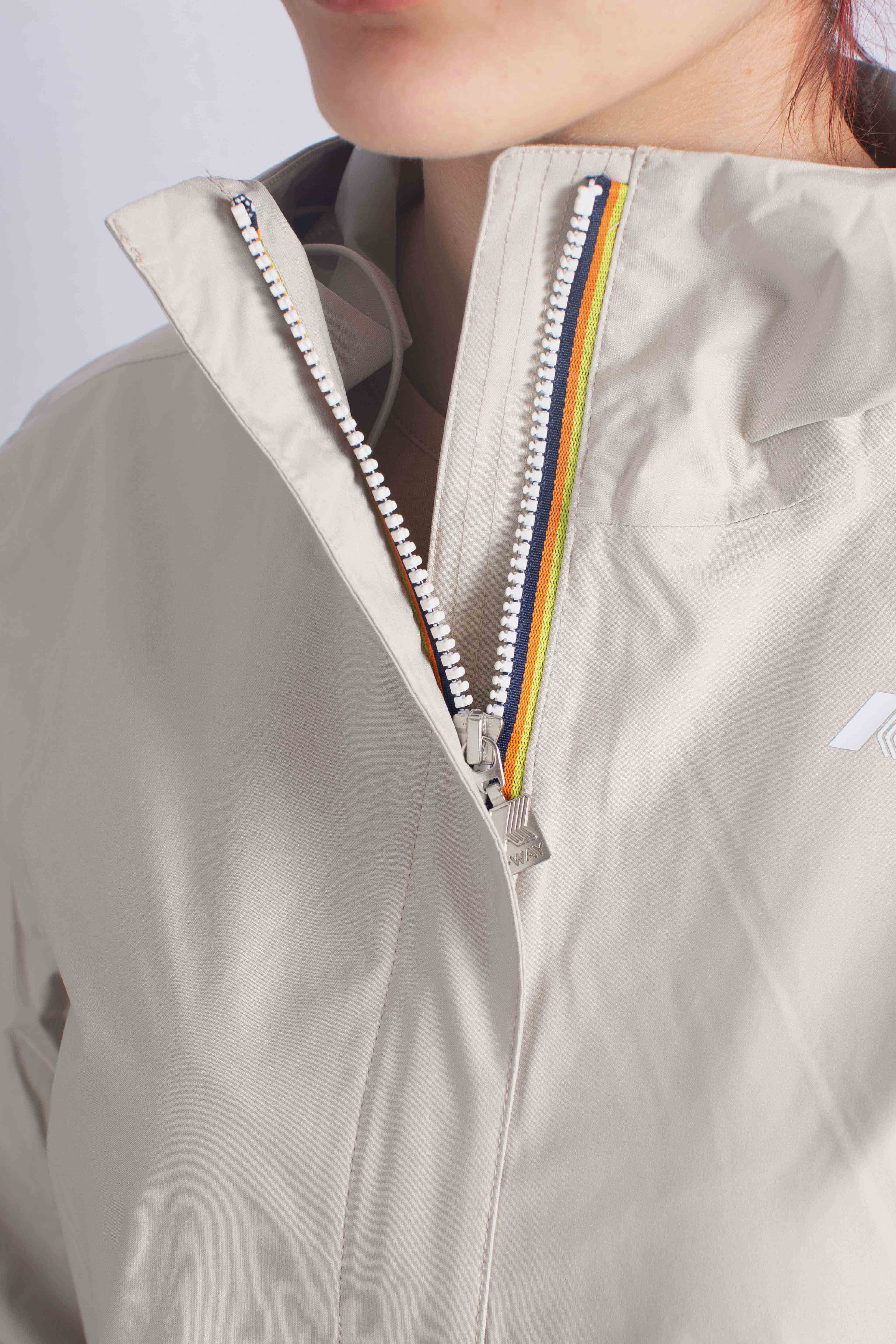 Giacca Impermeabile Slim Fit Sophie stretch dot beige lt