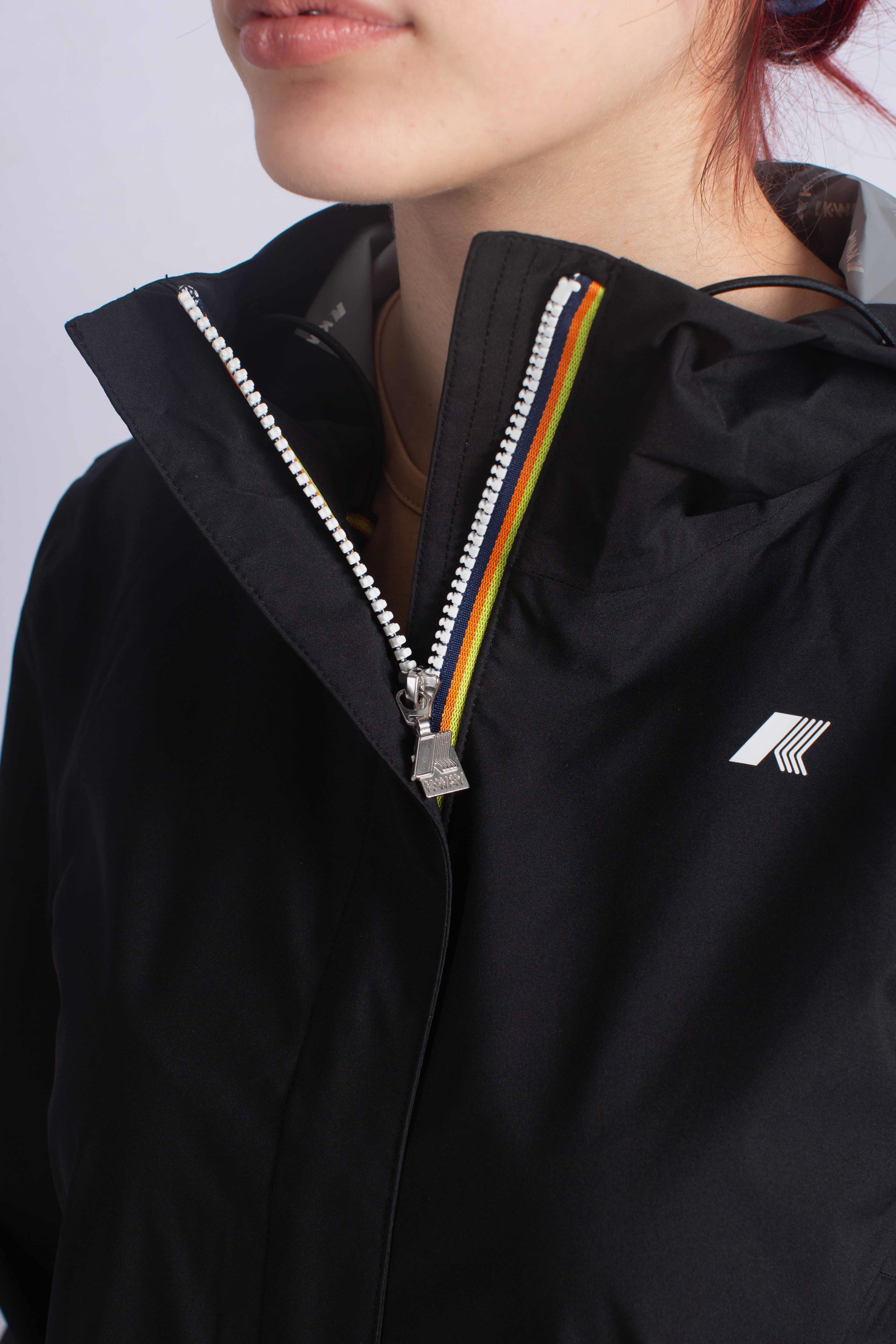 Giacca Impermeabile Slim Fit Sophie stretch dot black pure