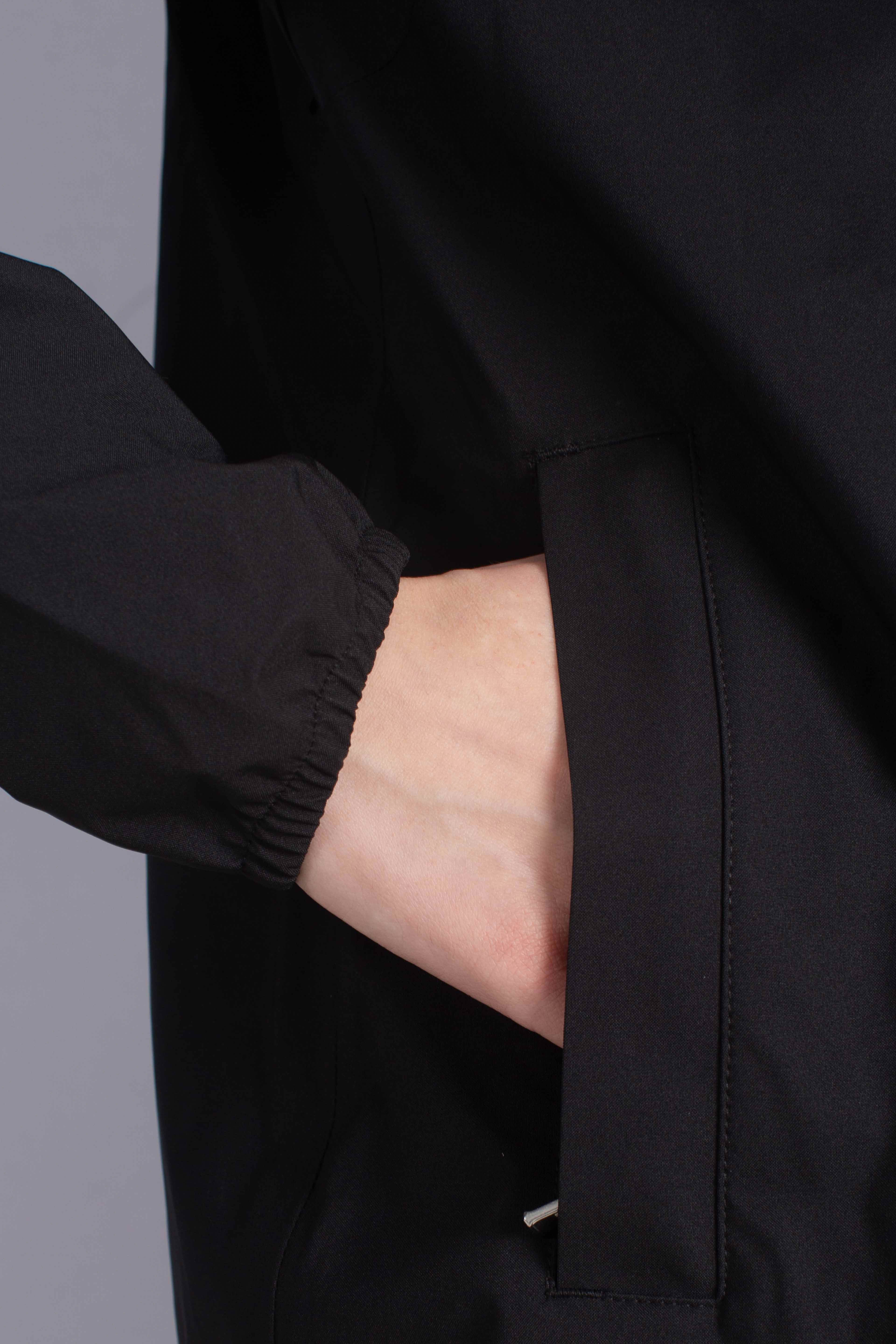 Giacca Impermeabile Slim Fit Sophie stretch dot black pure