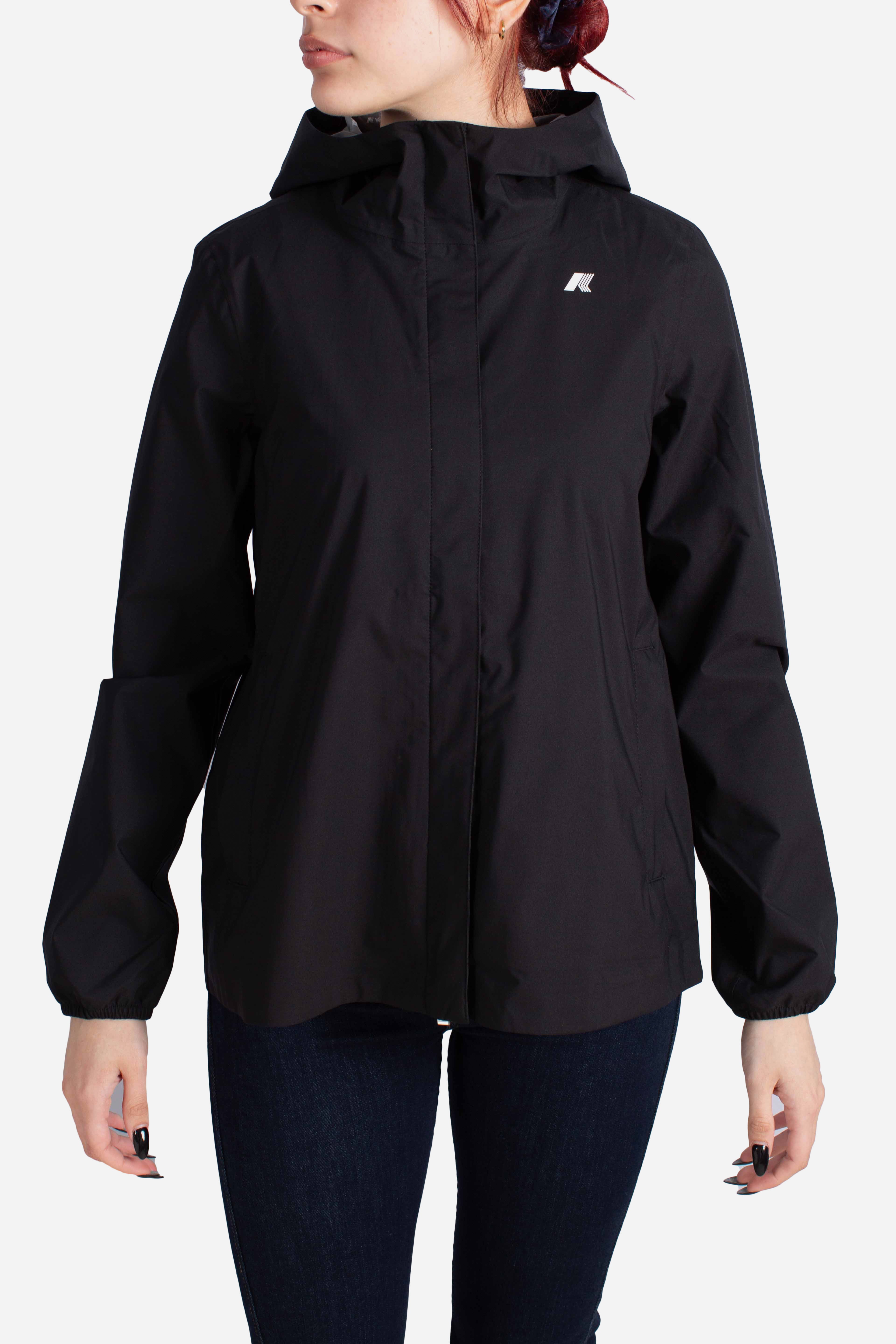 Giacca Impermeabile Marguerite stretch dot black pure