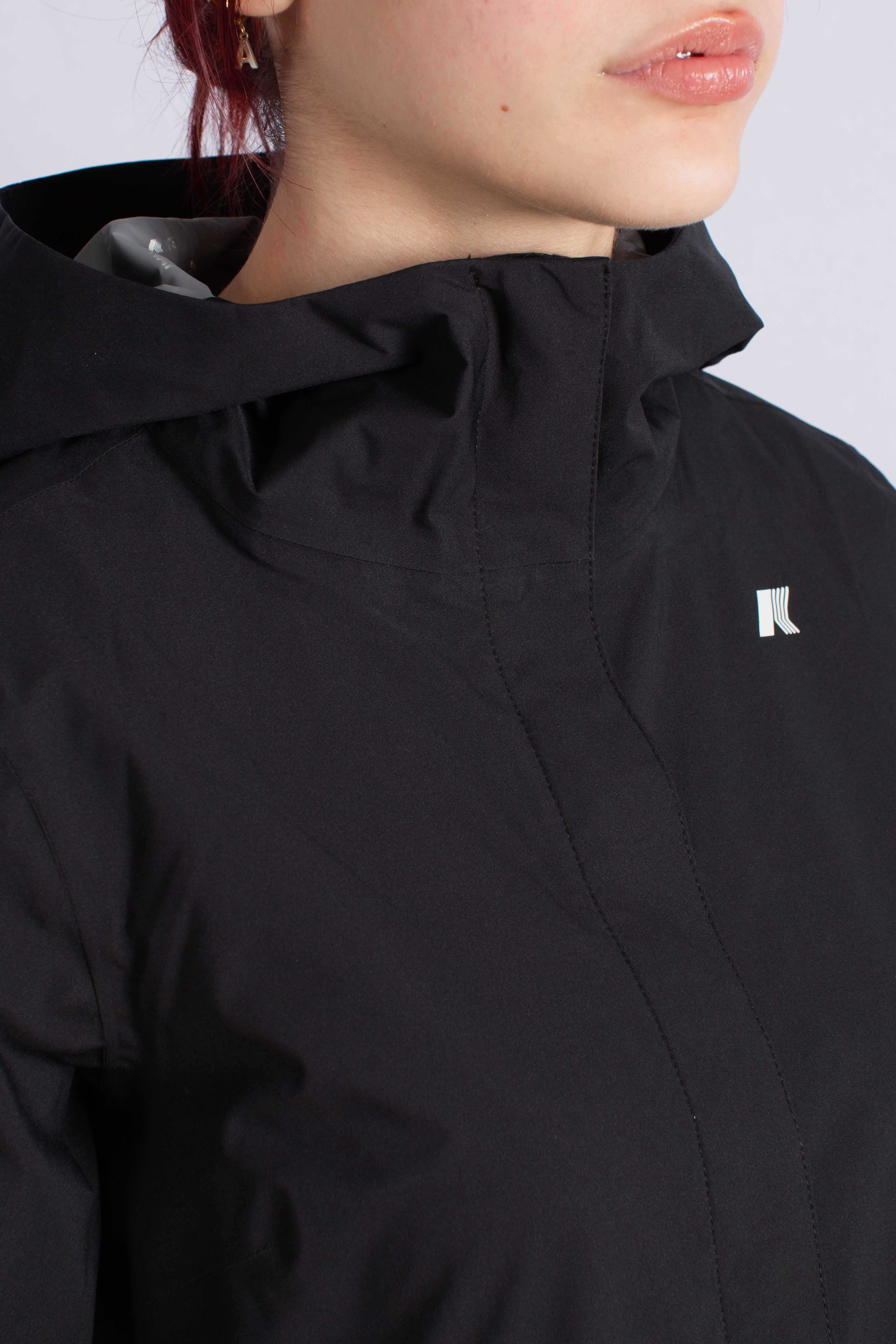 Giacca Impermeabile Marguerite stretch dot black pure