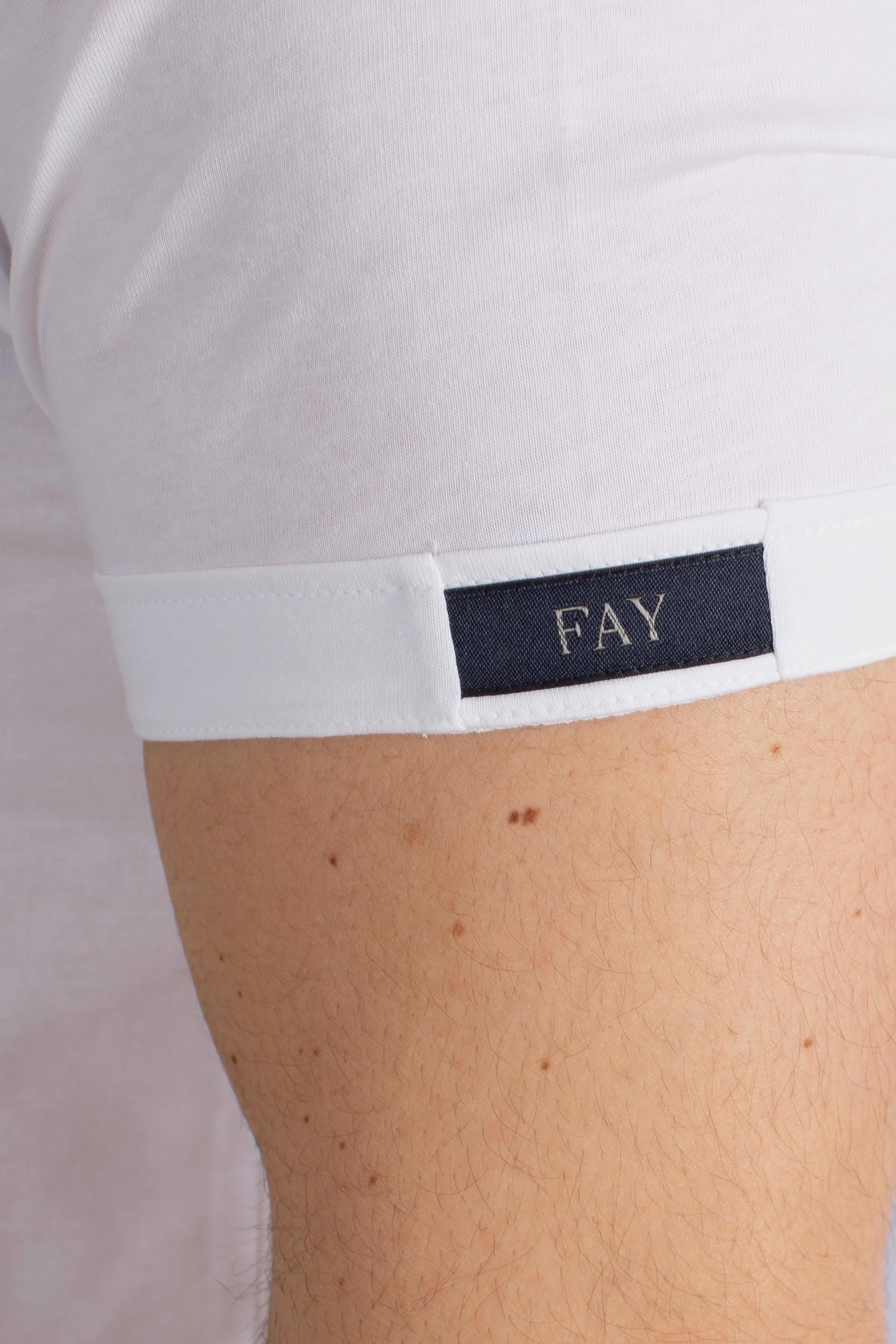 T-shirt Regular Fit in Jersey di Cotone white