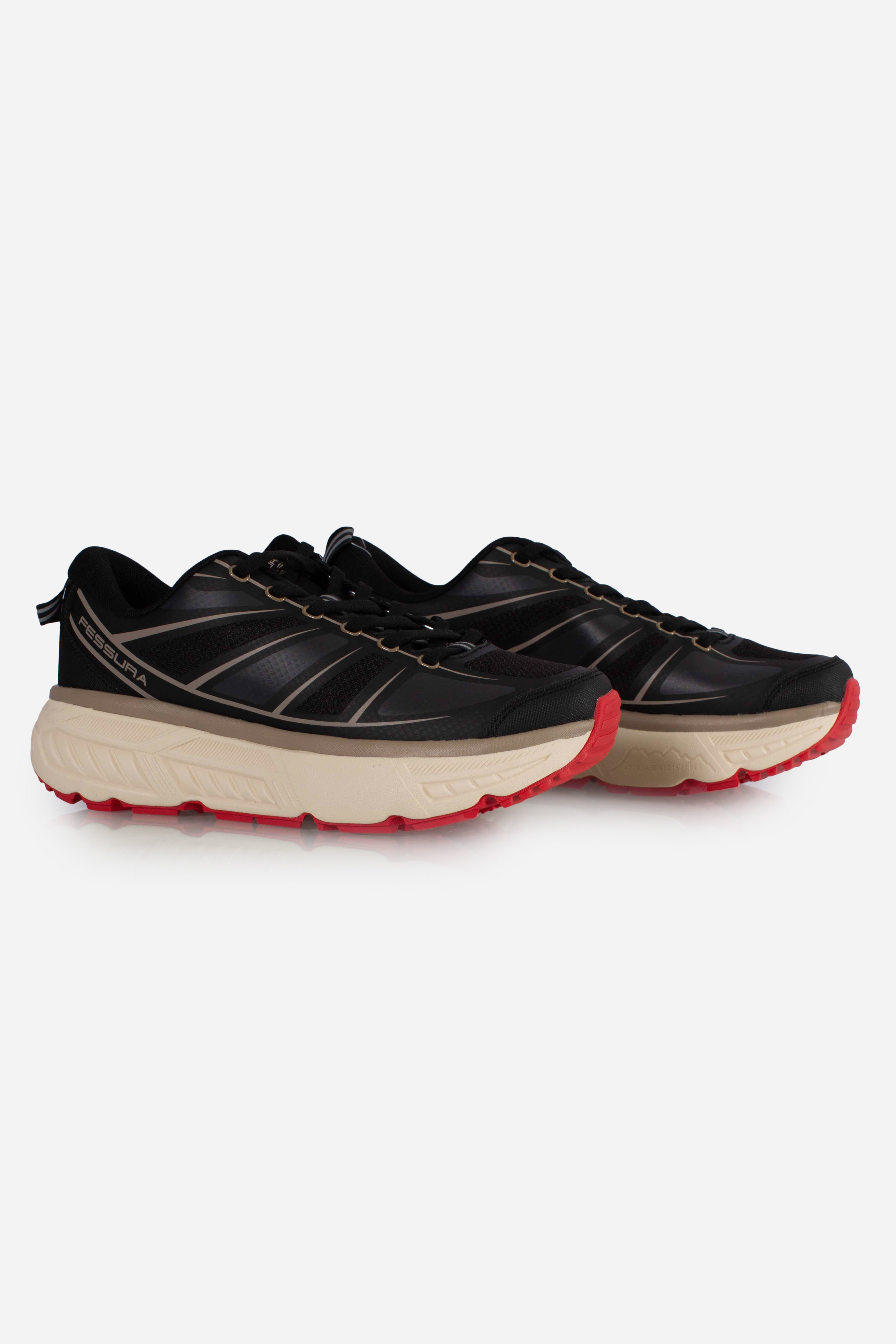 Sneakers Trail SBL 07 black land - milk cherry