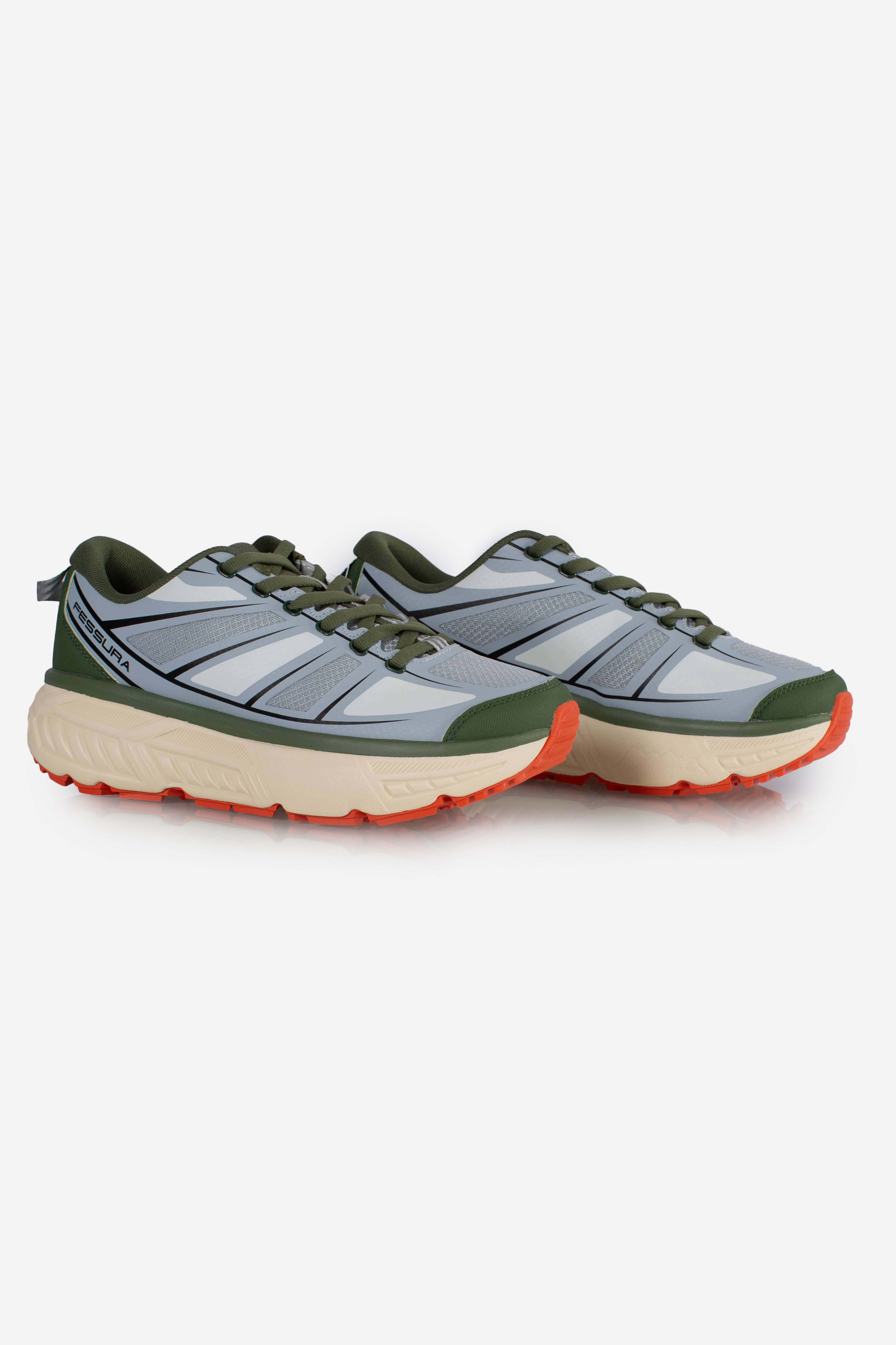 Sneakers Trail SBL milk orange - military ice