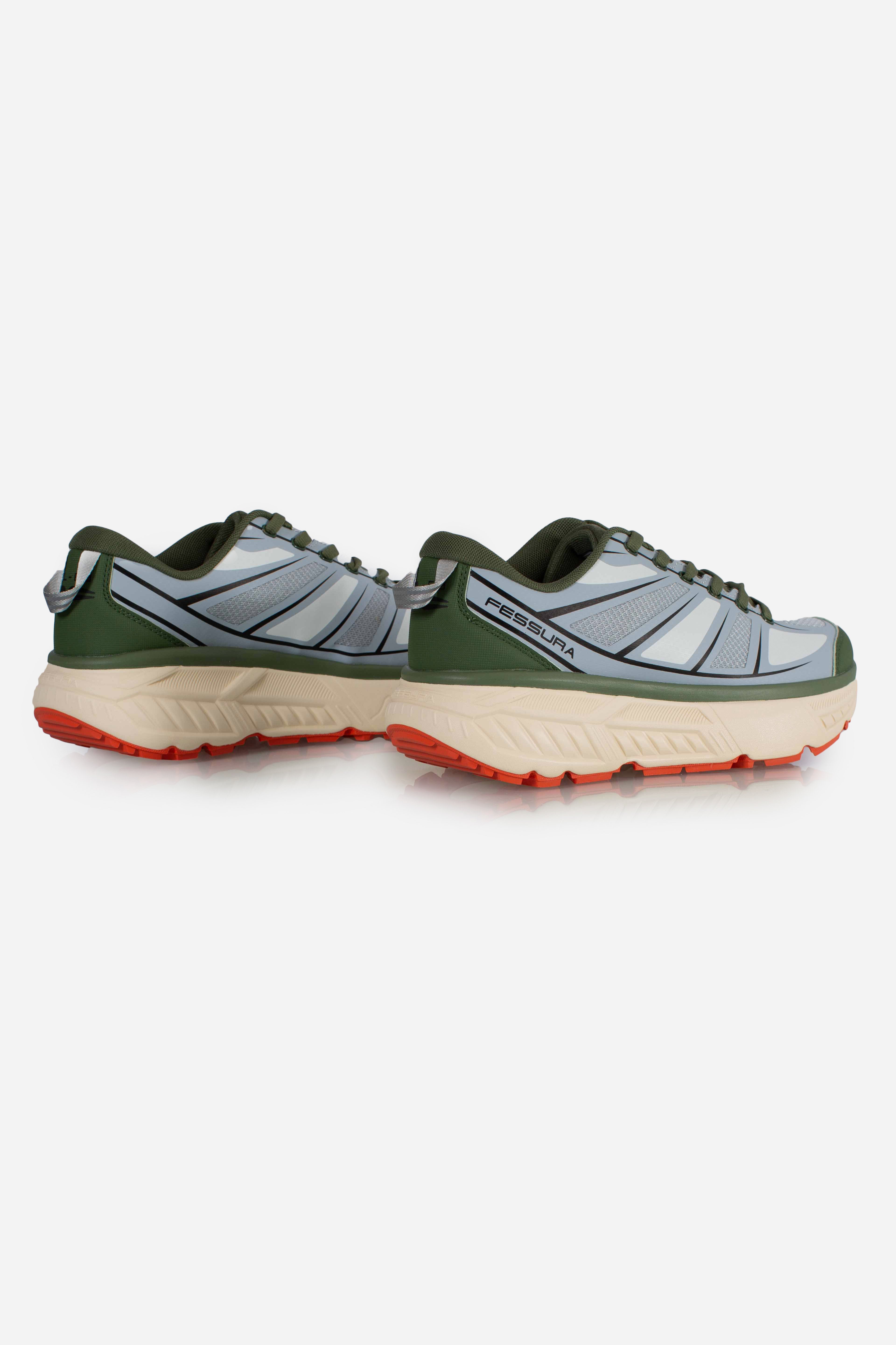 Sneakers Trail SBL milk orange - military ice