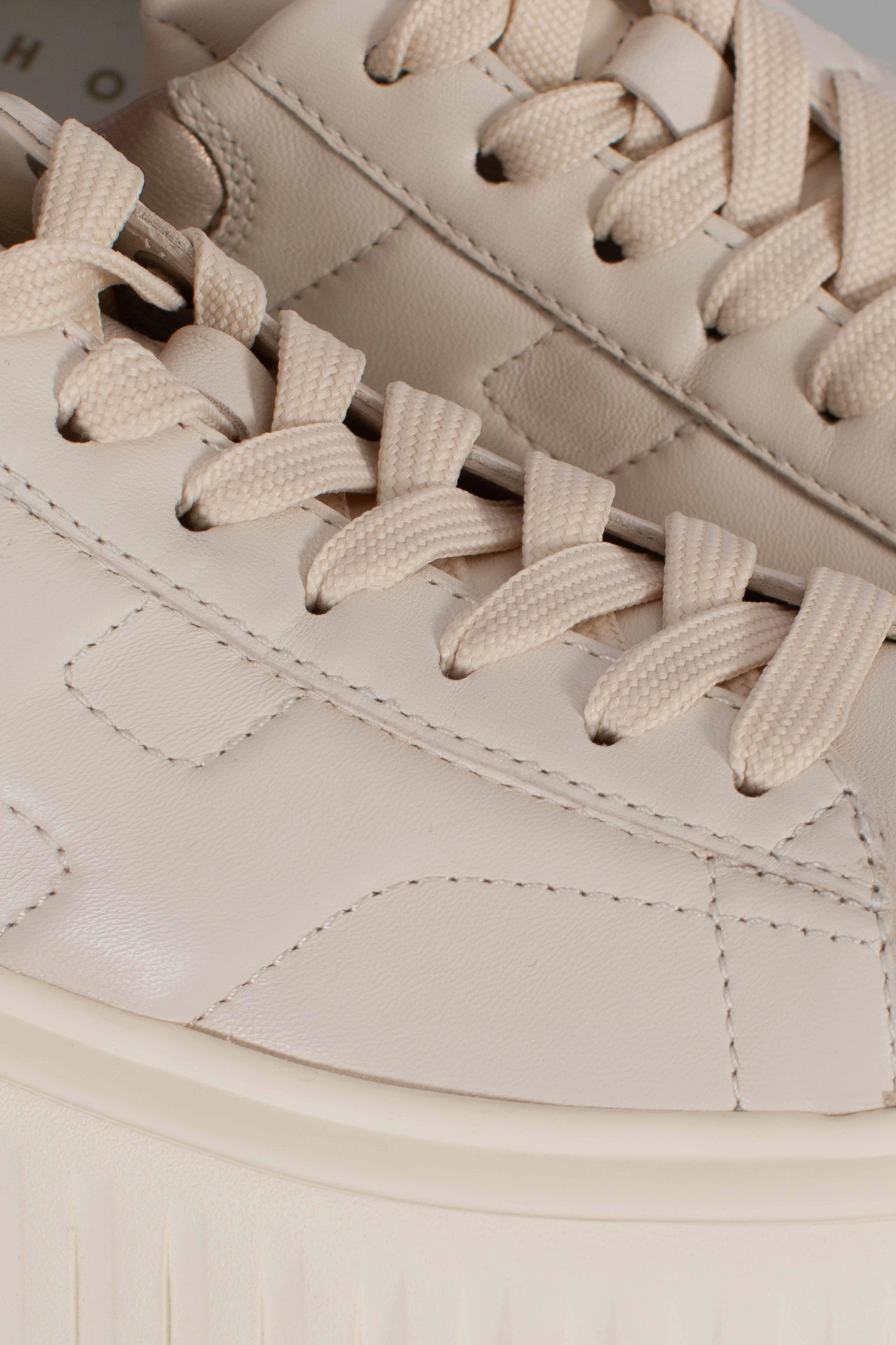 Sneakers Hogan H-Stripes Avorio Oro