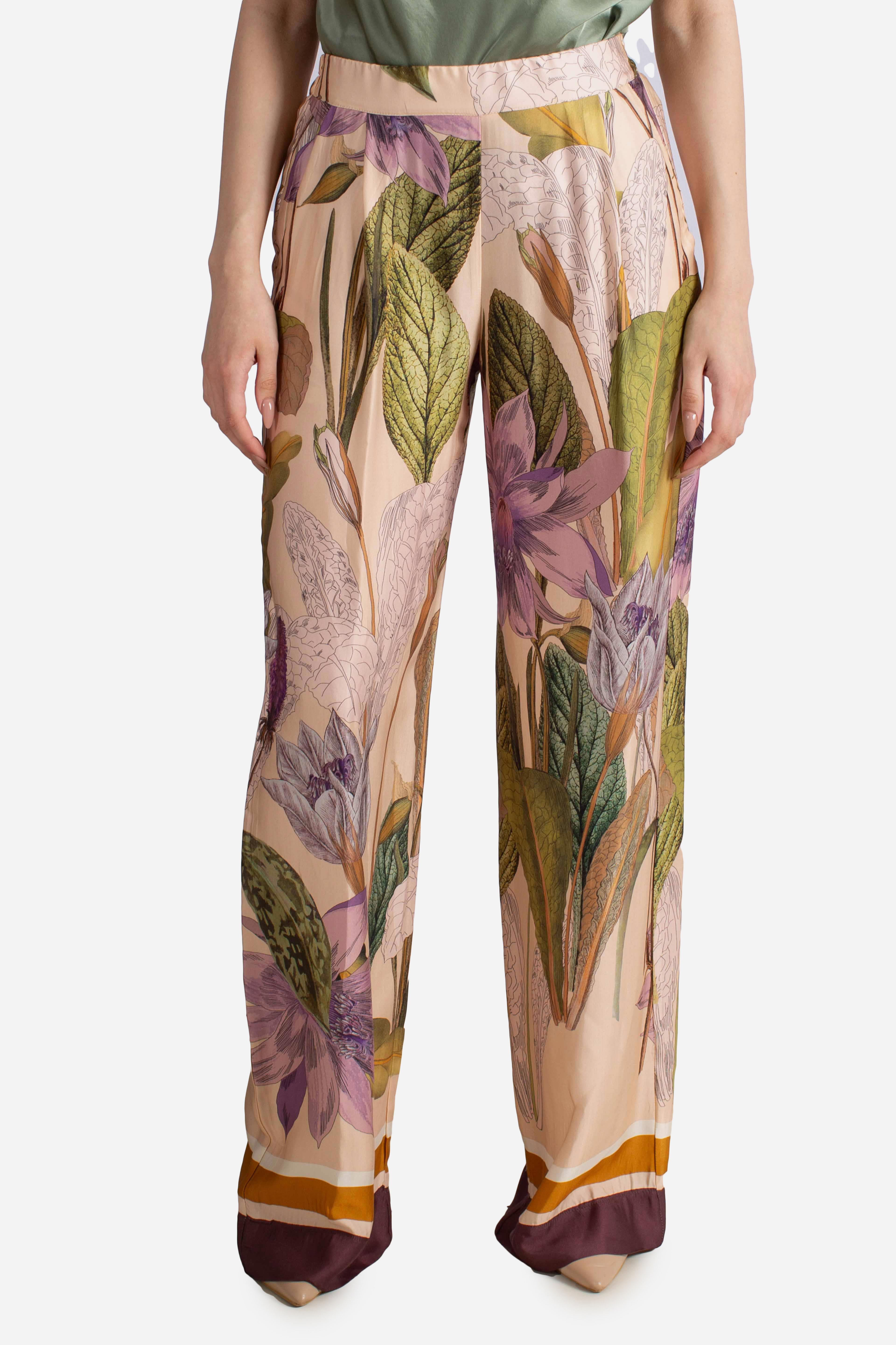 Pantaloni floreali