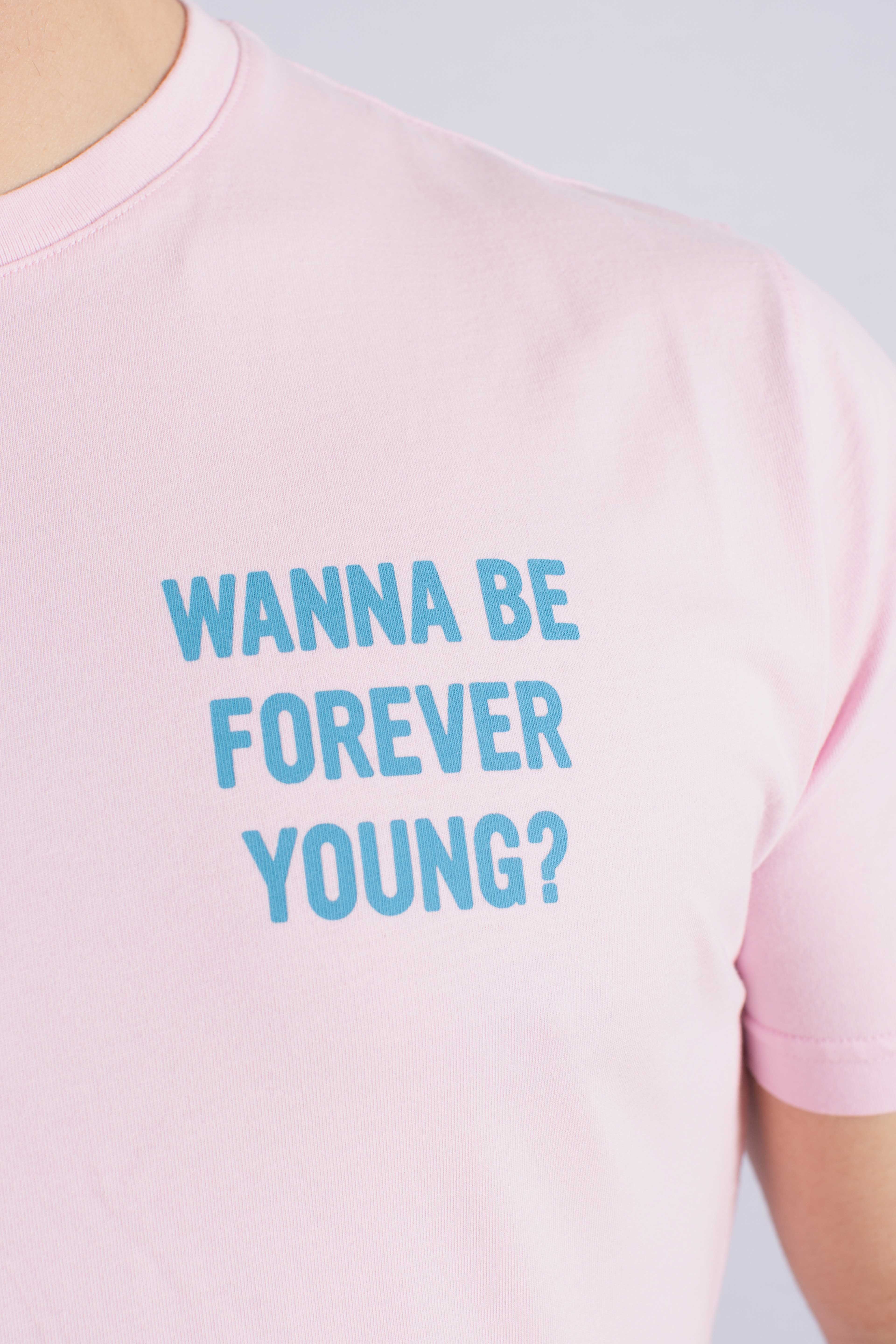 T-shirt Portland pink wanna be forever young