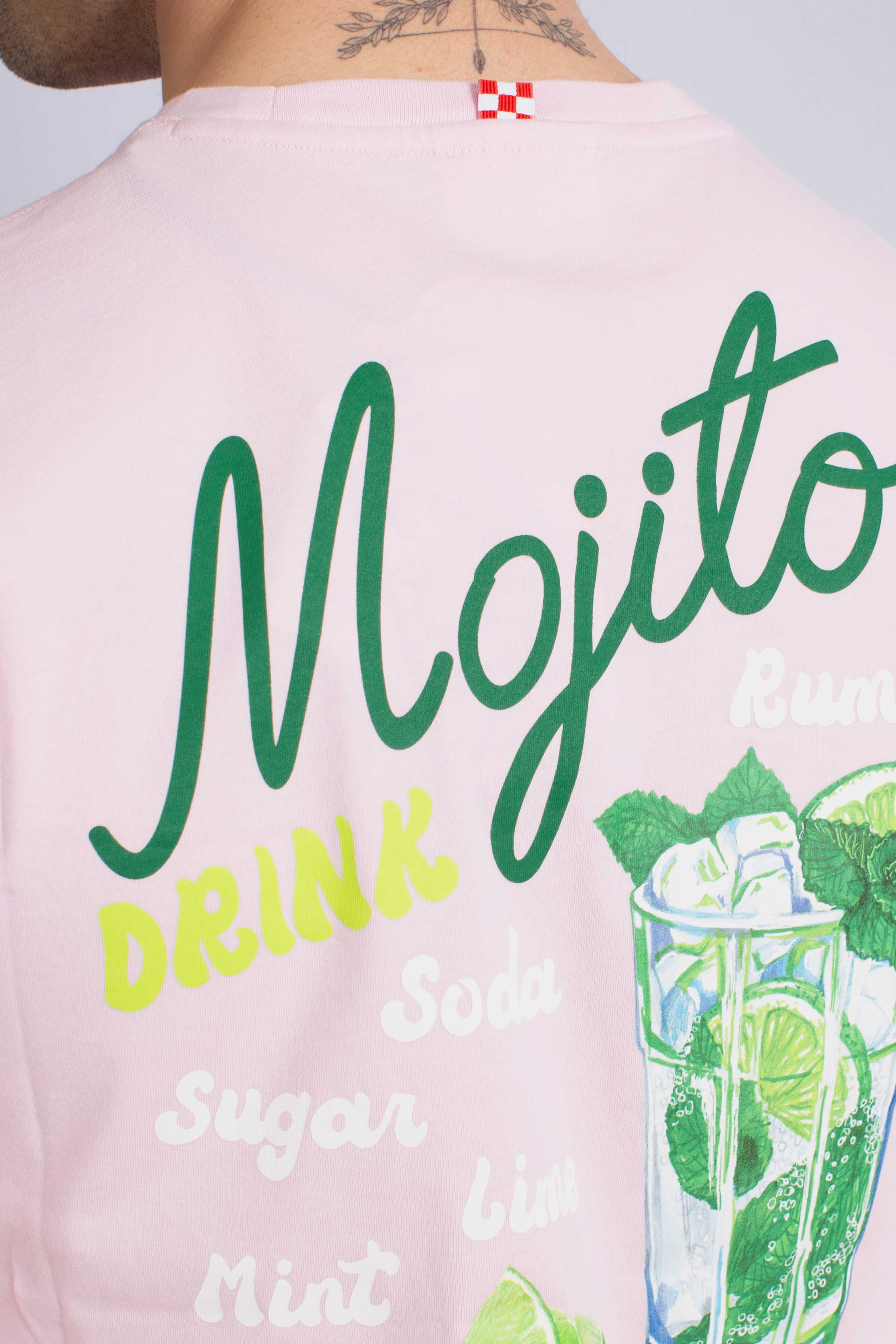 T-shirt  Portland drink mojito pink