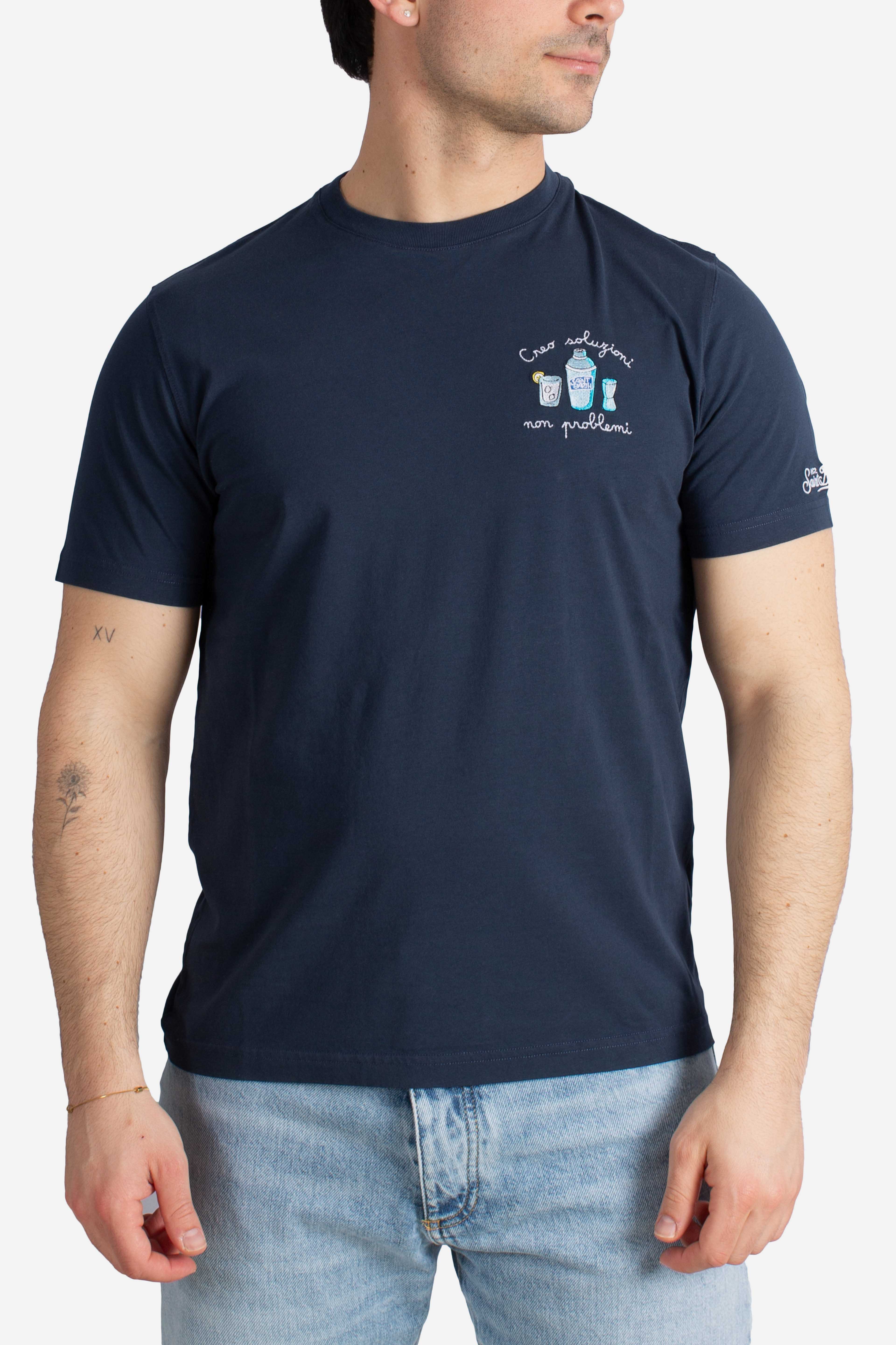 T-shirt Portofino blu barman soluzioni