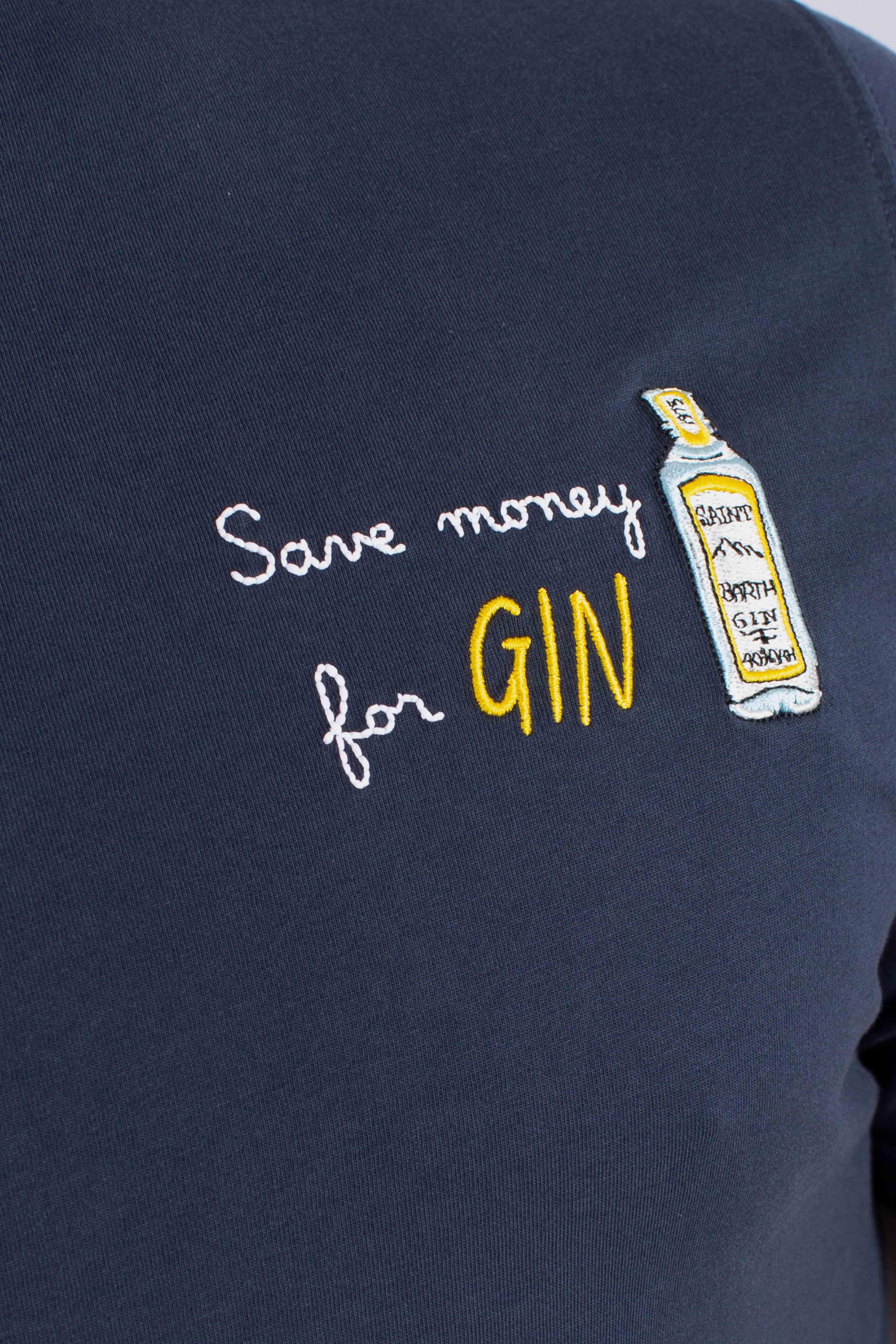 T-shirt Portofino blu save money for gin