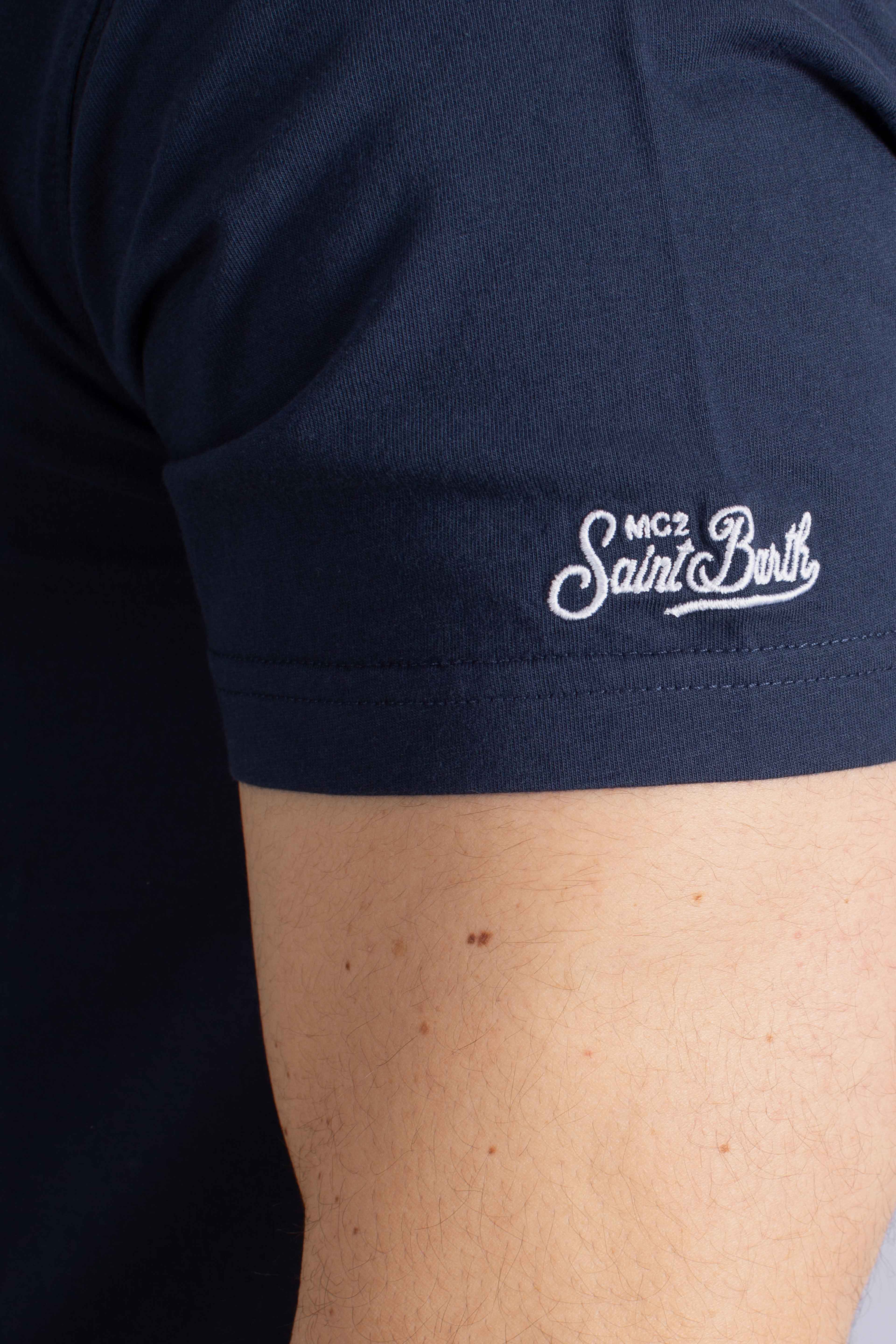 T-shirt Portland blu vodka tonic drink