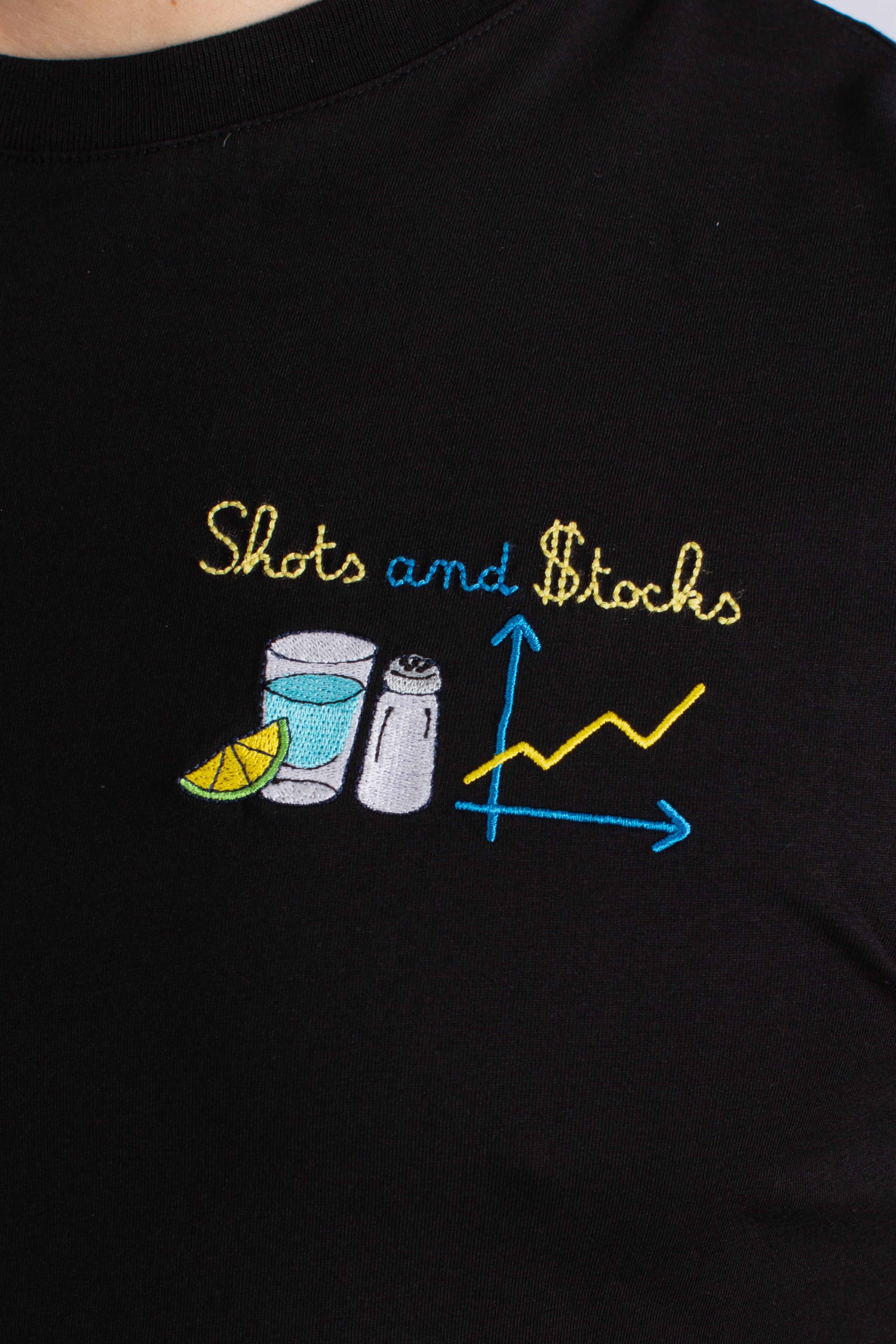 T-shirt Portofino Shots and stocks black
