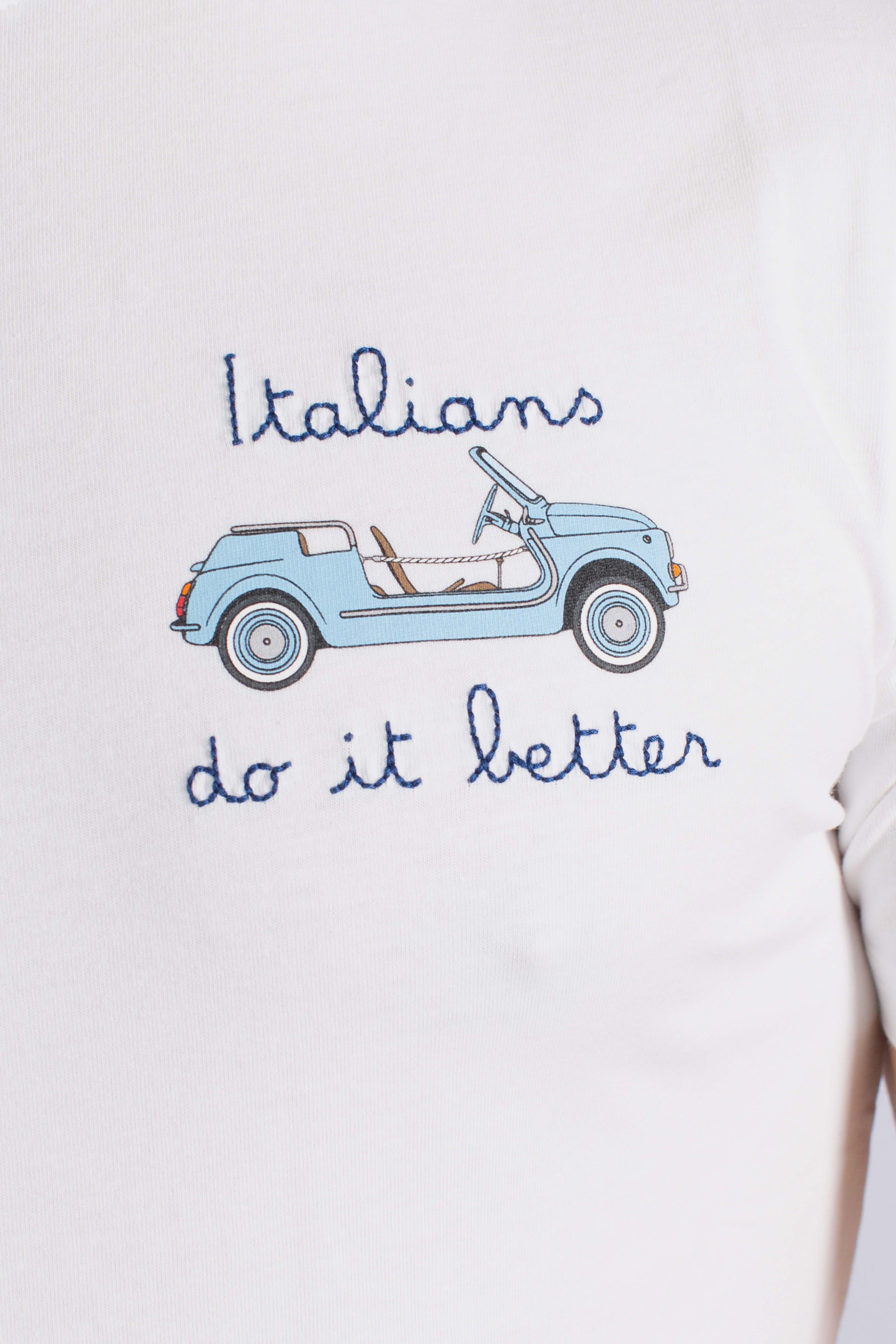 T-shirt Portofino italians spiaggina white