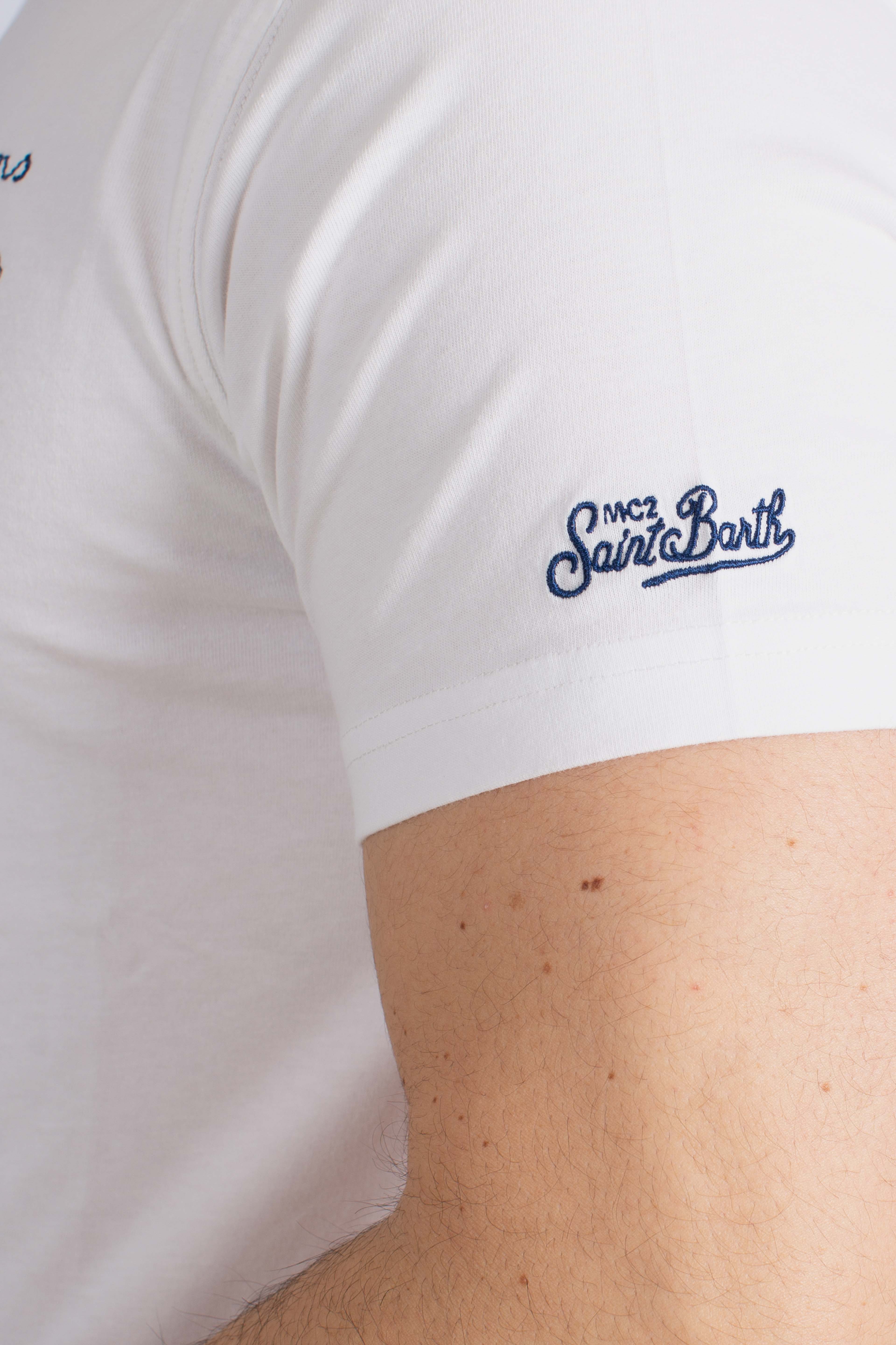 T-shirt Portofino italians spiaggina white