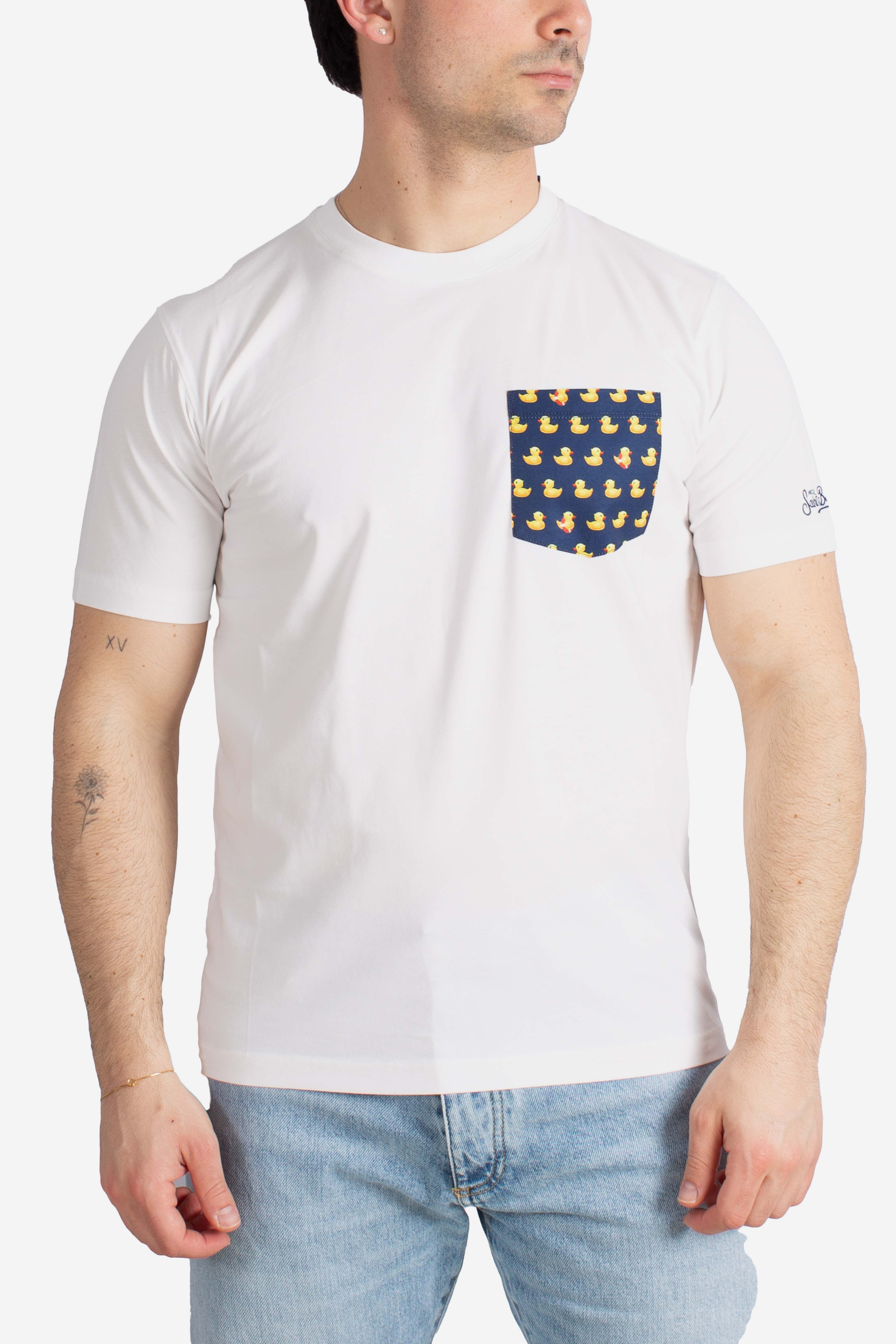T-shirt Blanche ducky white