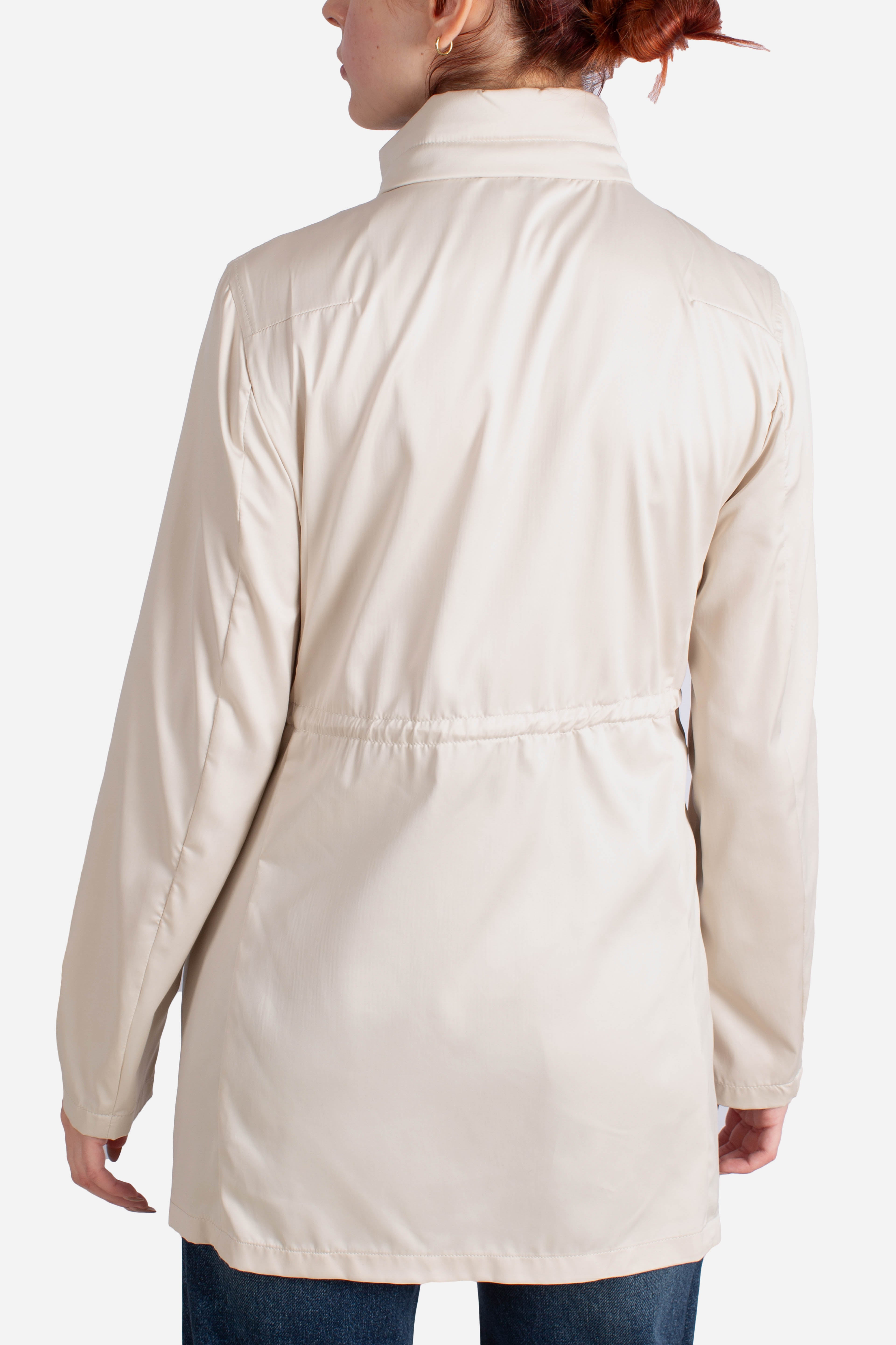 Giubbotto Virginia Coat in Tessuto Tecnico ghiaccio