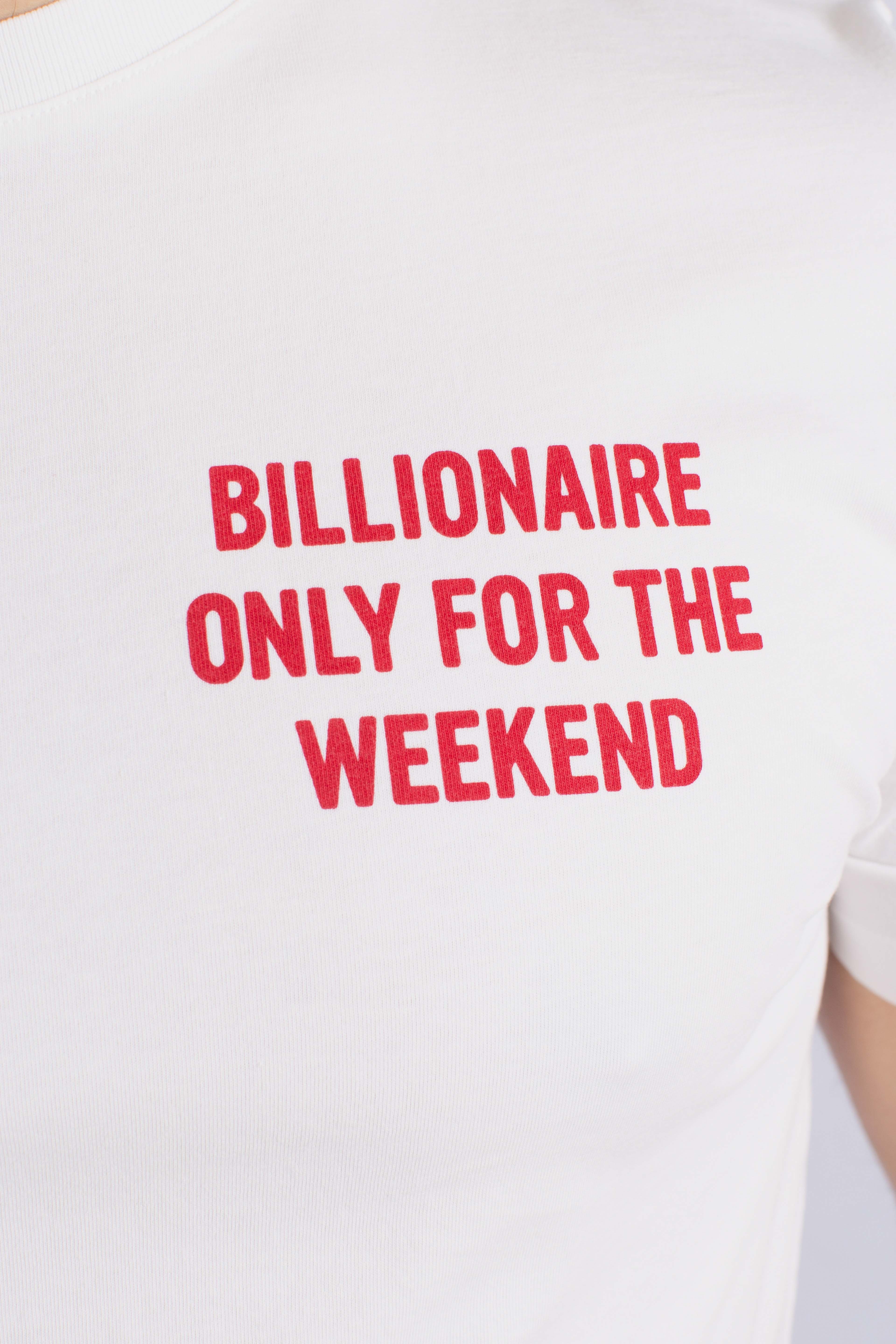 T-shirt Portland Billionaire only for the weekend white