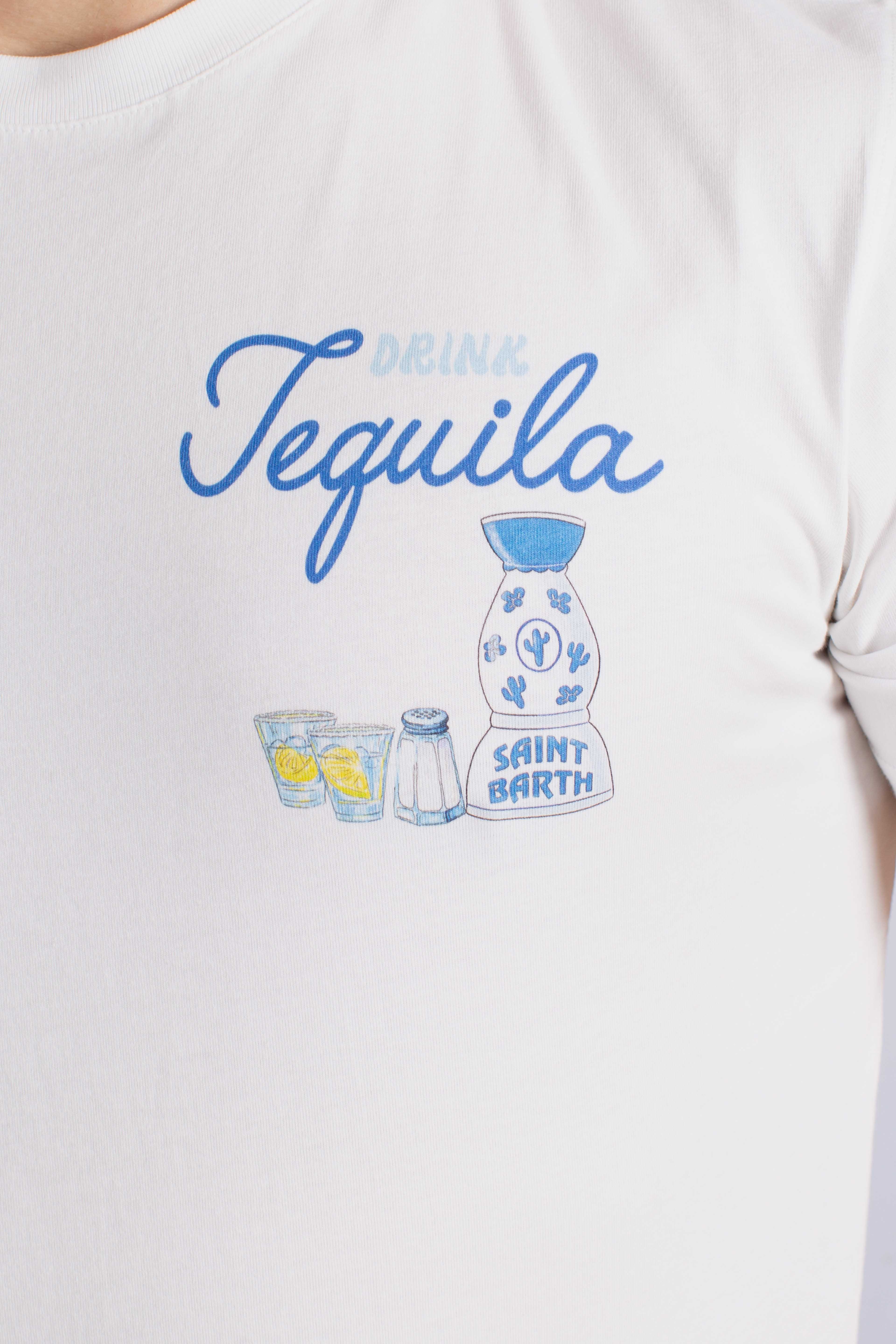 T-shirt Portland drink tequila white