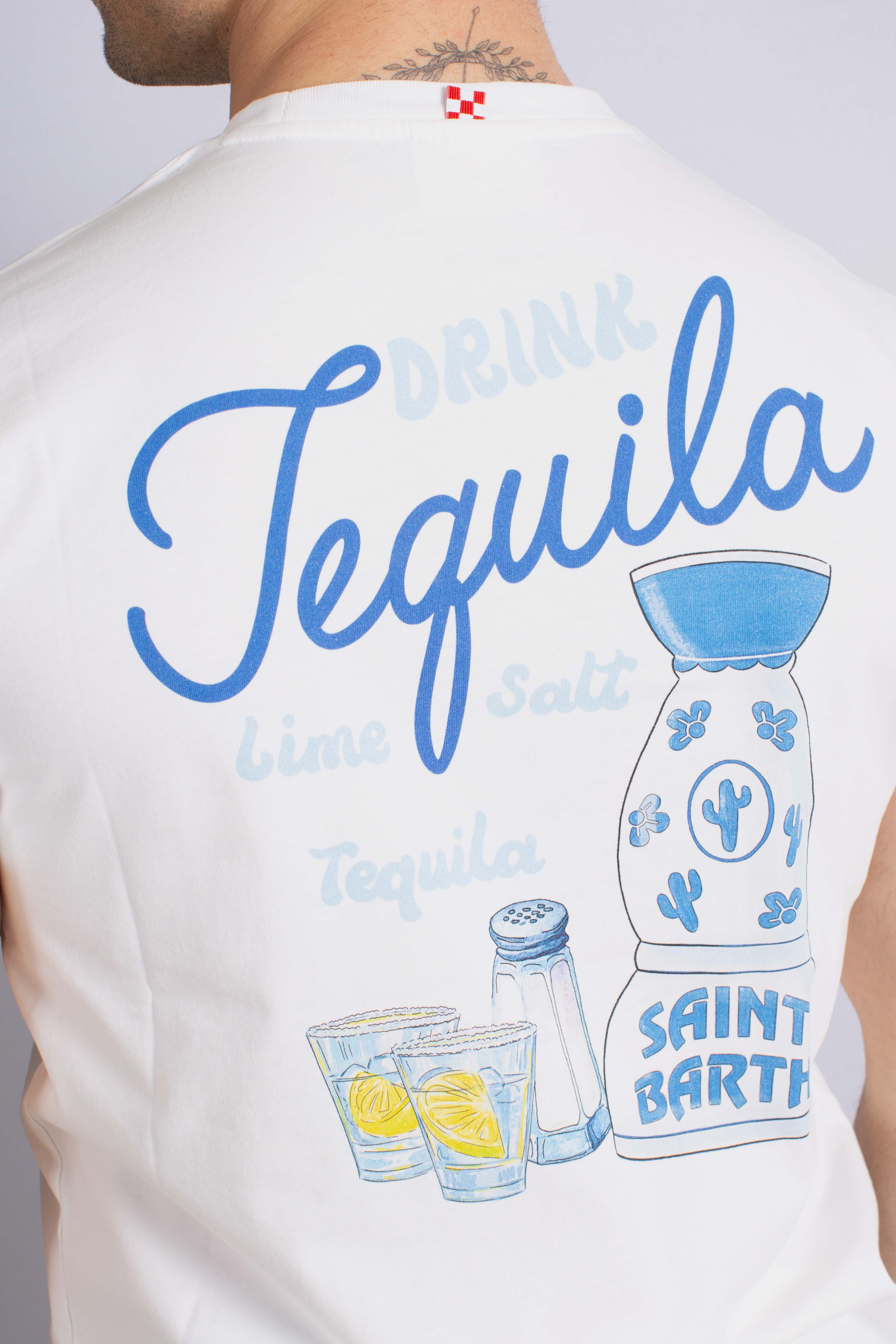 T-shirt Portland drink tequila white