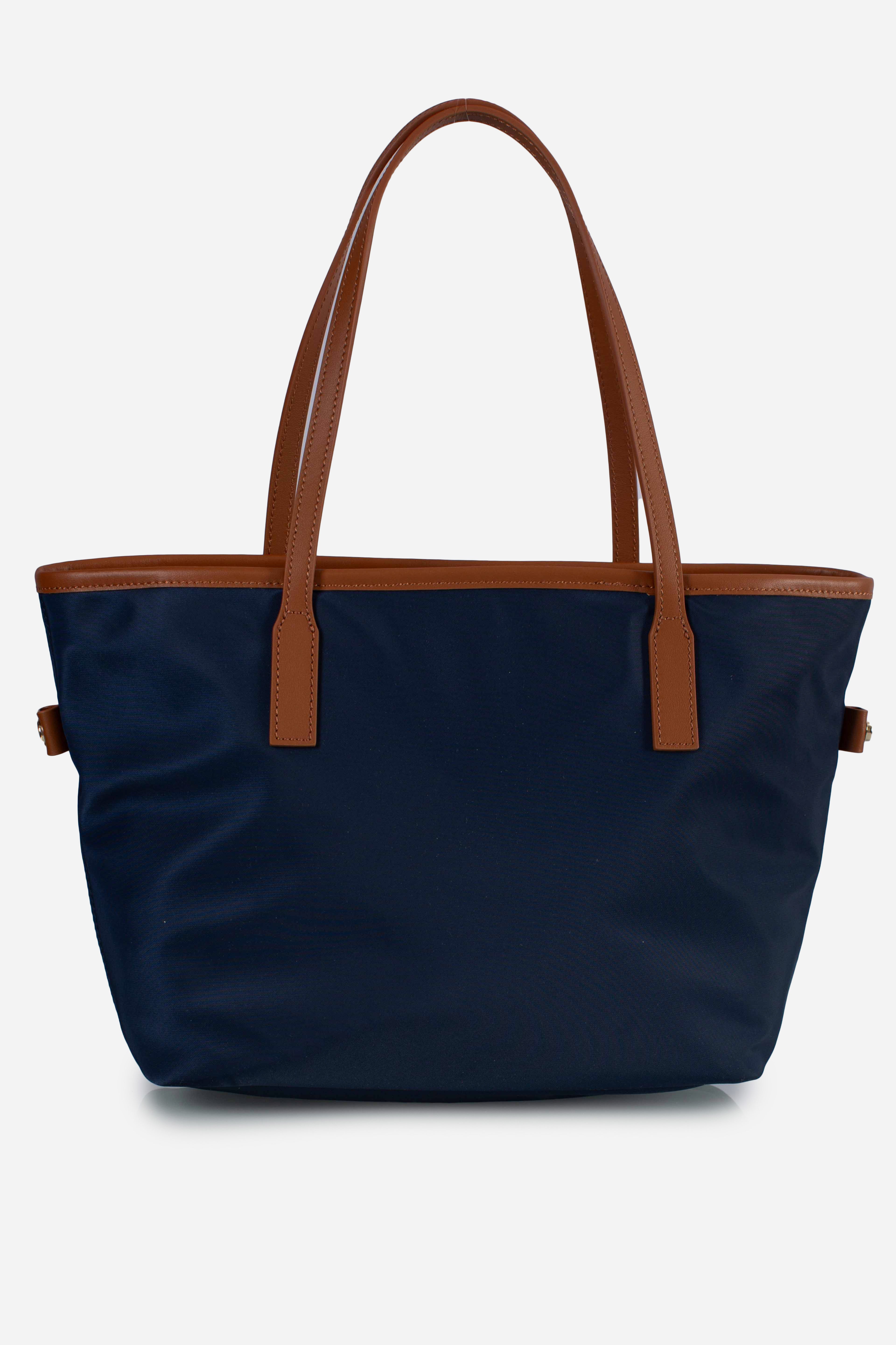 City bag mid nylon blu