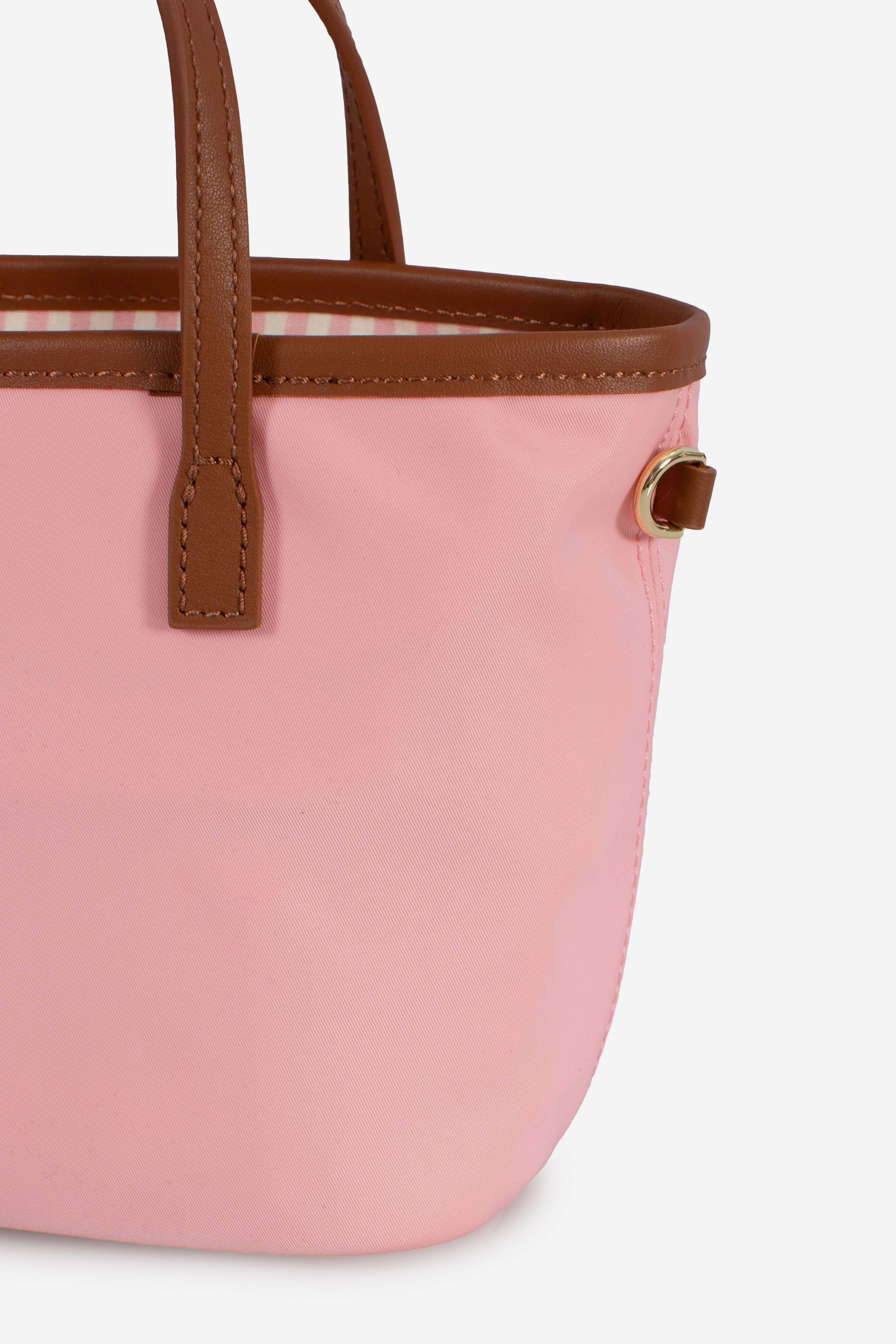 City bag mini nylon pink