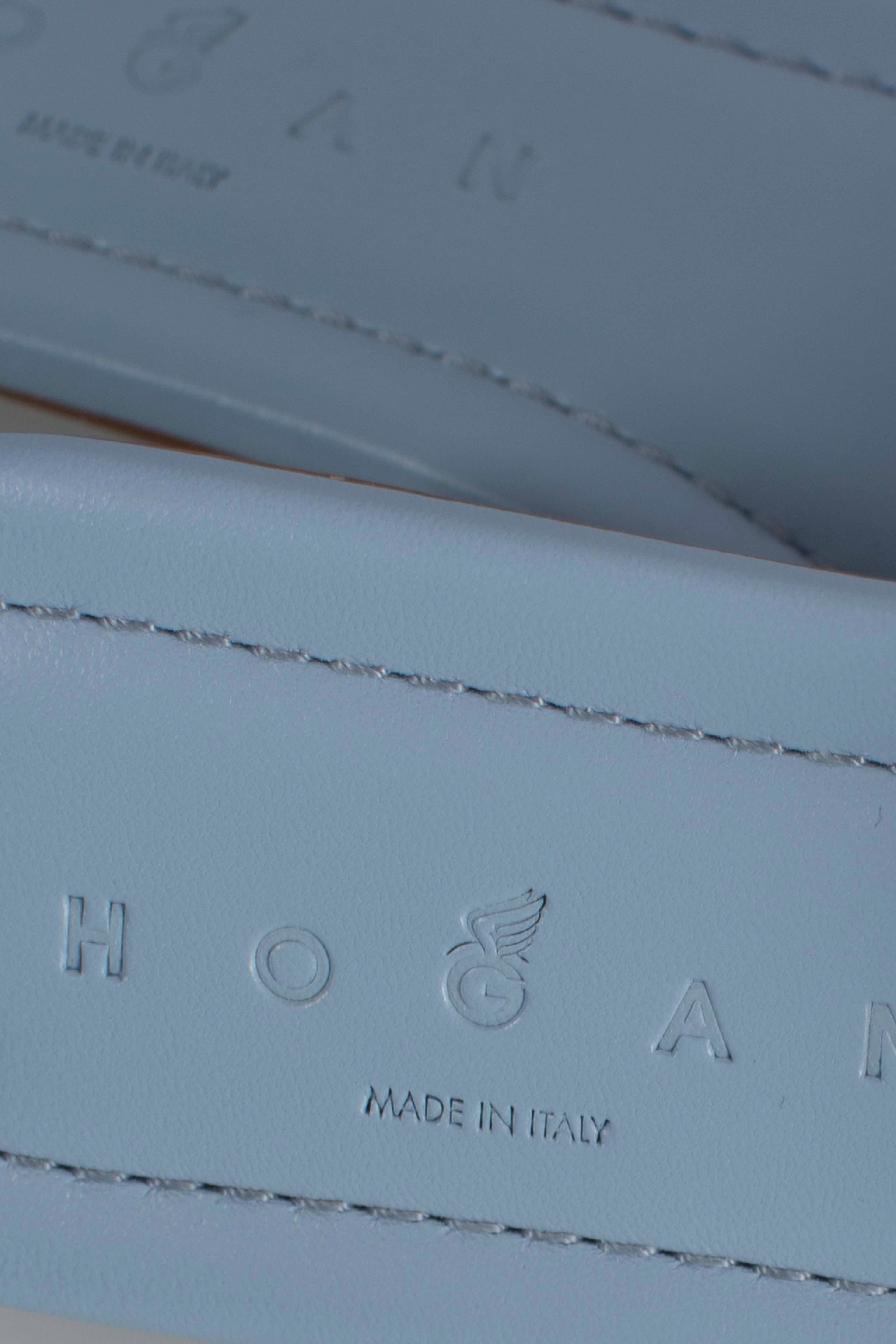 Sandali Flat Hogan H685 Azzurro