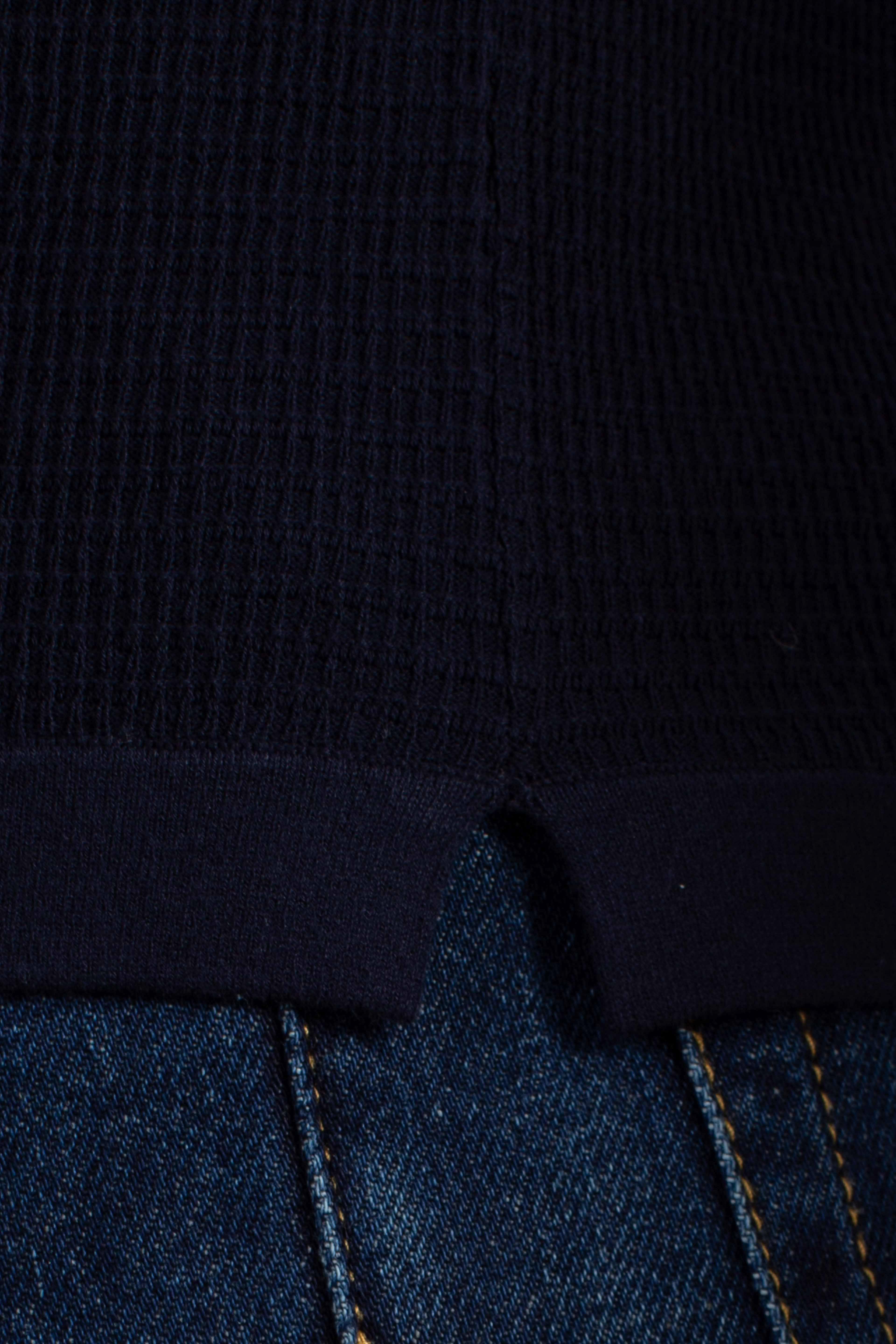 Polo Sloan waffle cotton blue navy