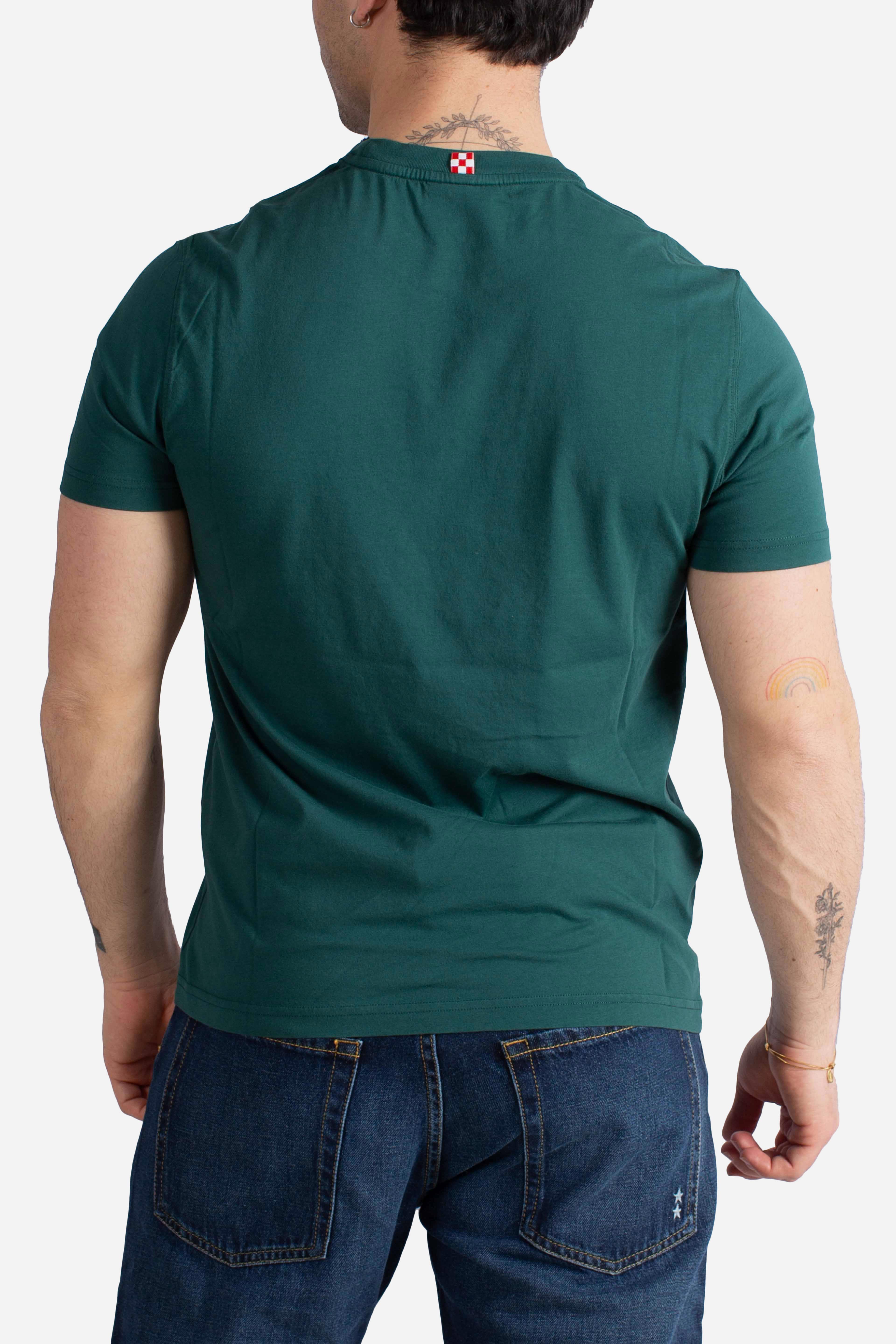 T-shirt Portofino long car green