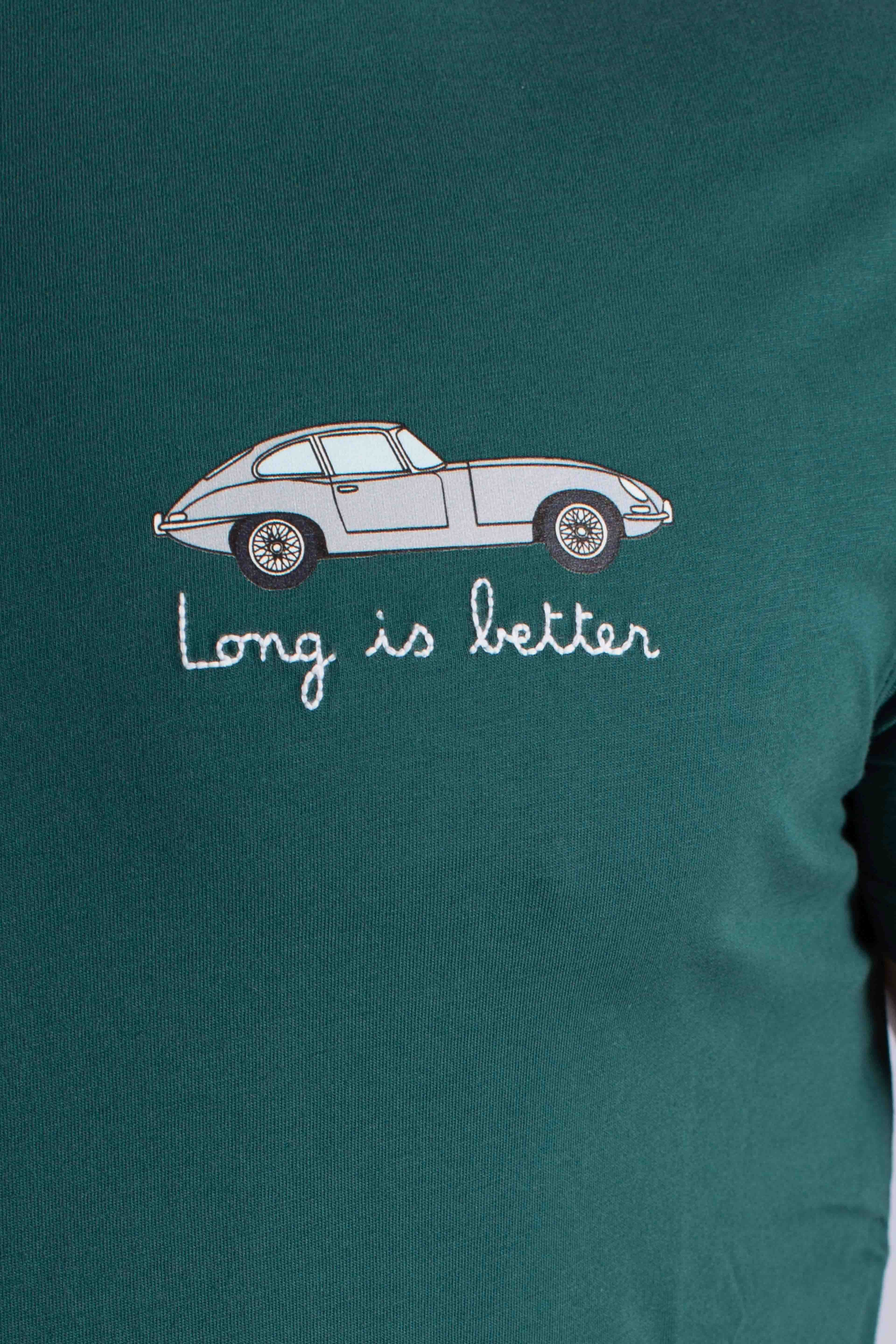 T-shirt Portofino long car green