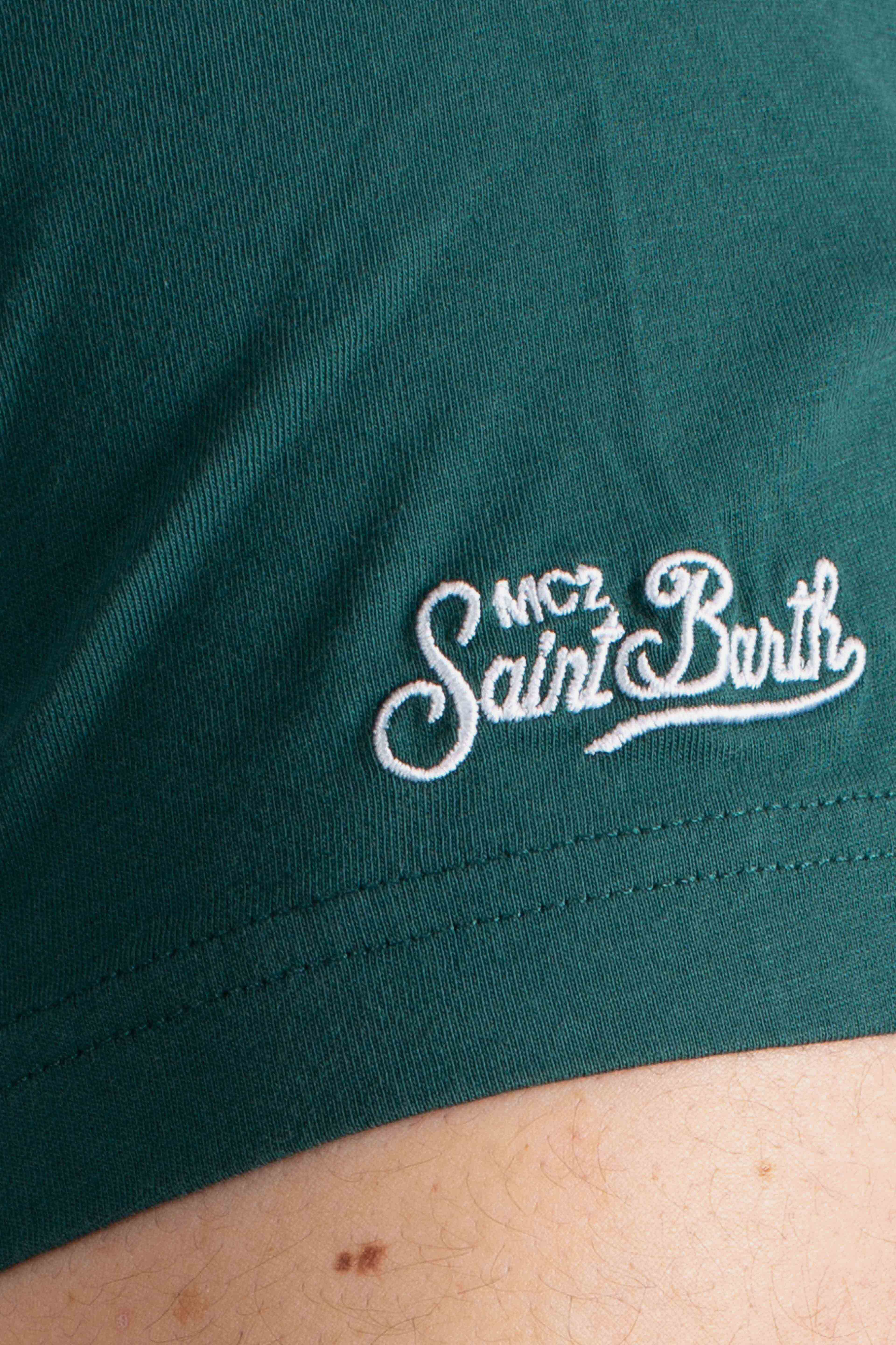 T-shirt Portofino long car green