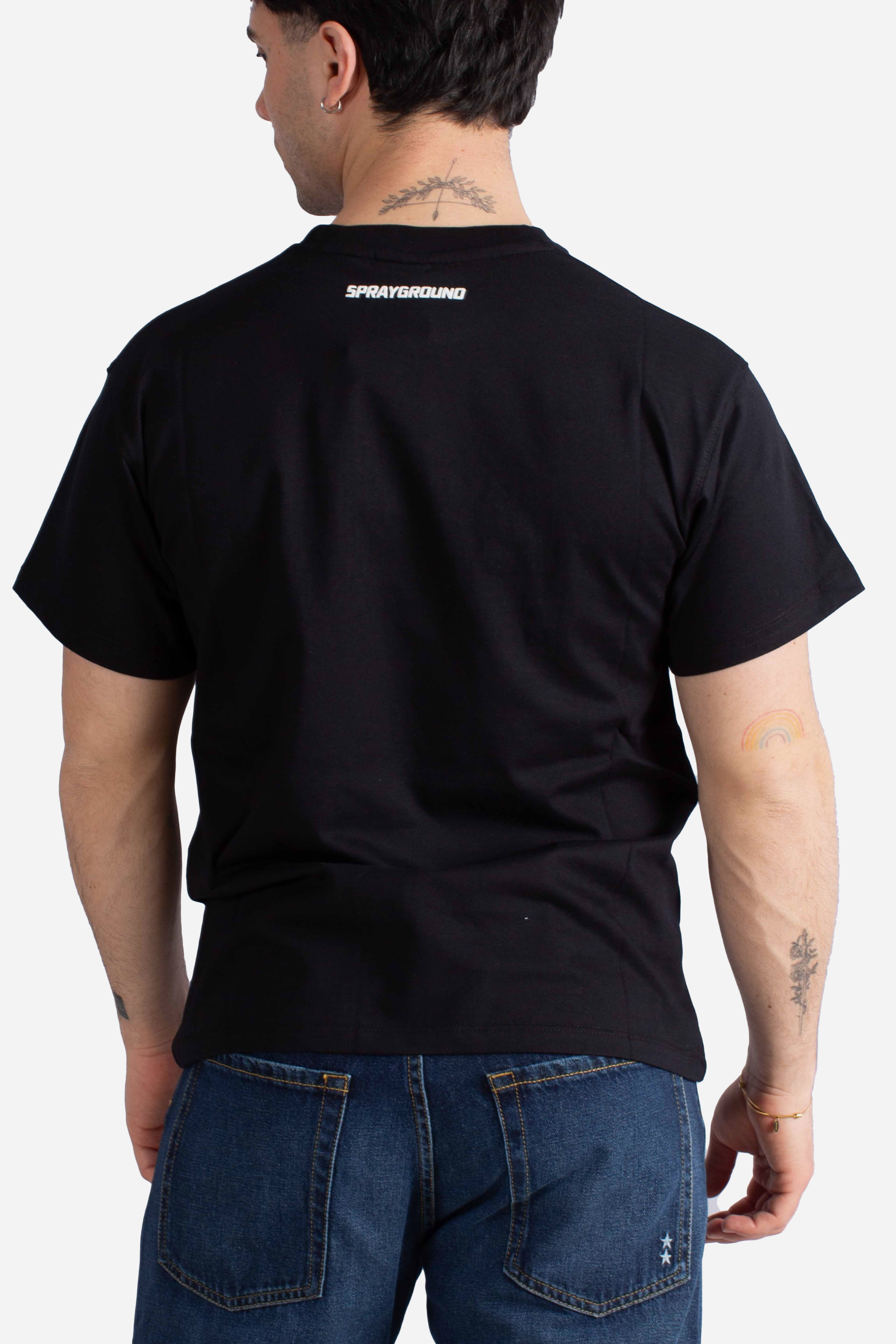 T-shirt infinity shark regular t-shirt black