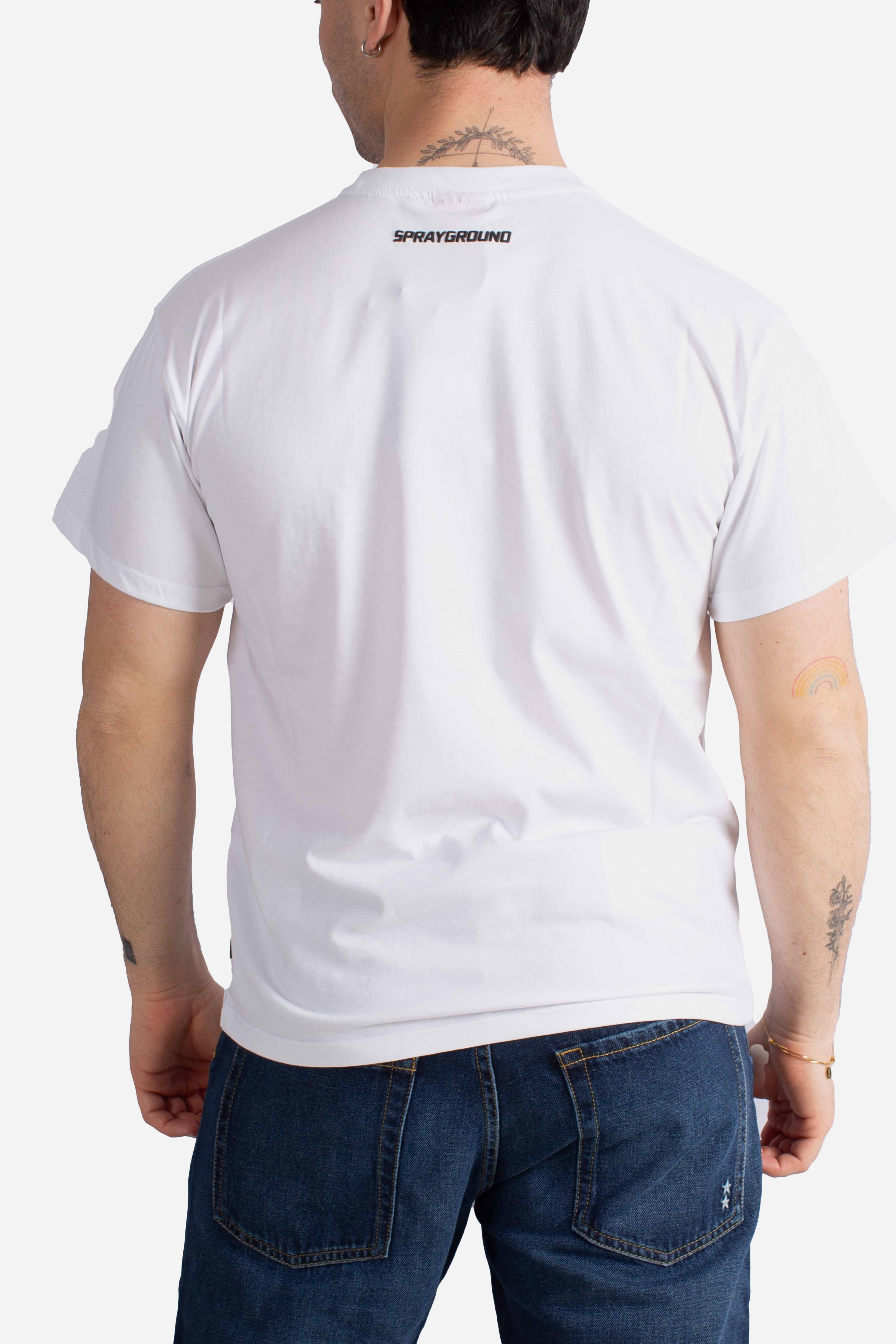 T-shirt infinity shark regular t-shirt white