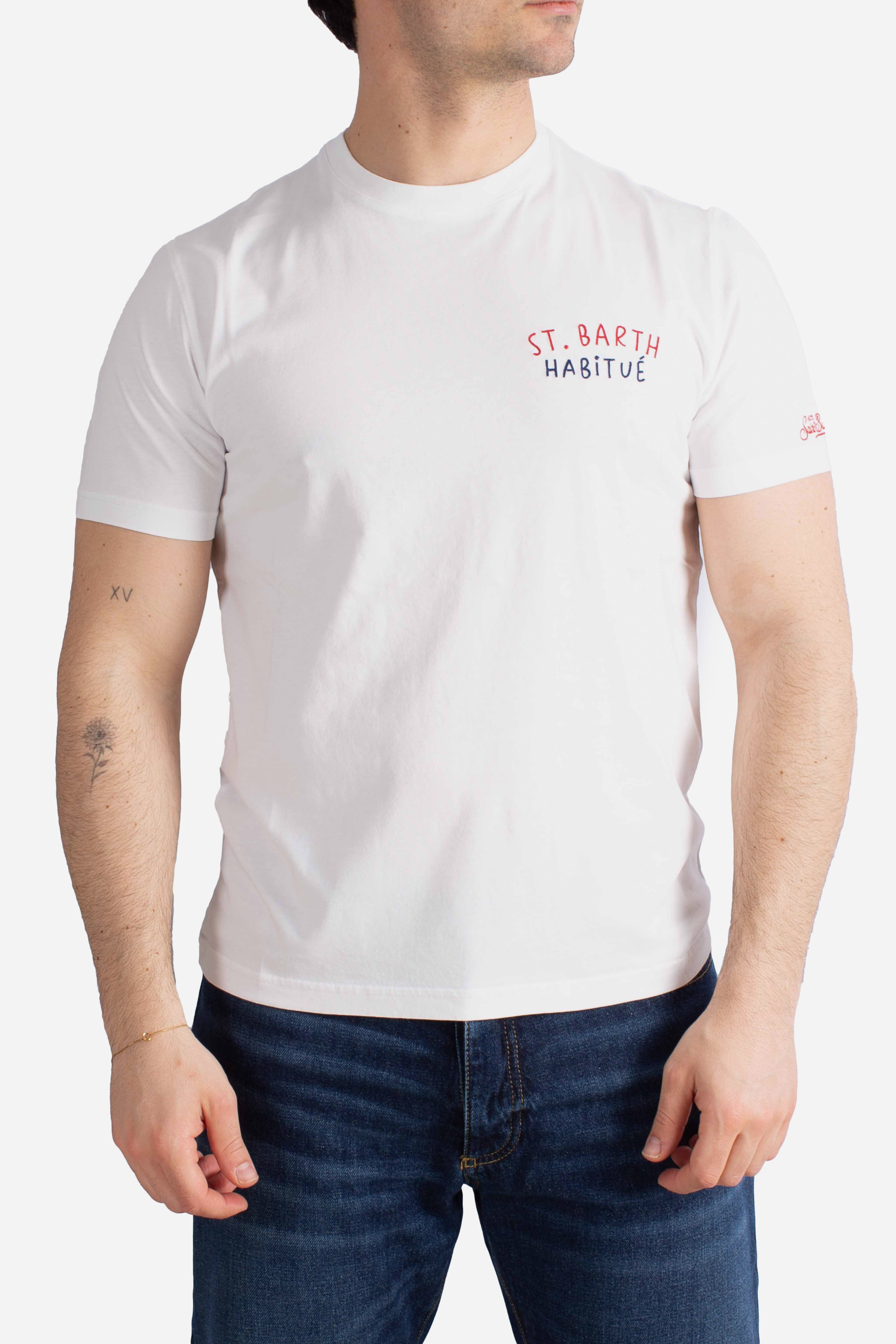 T-SHIRT PORTLAND ST.BARTH SUMMER WHITE