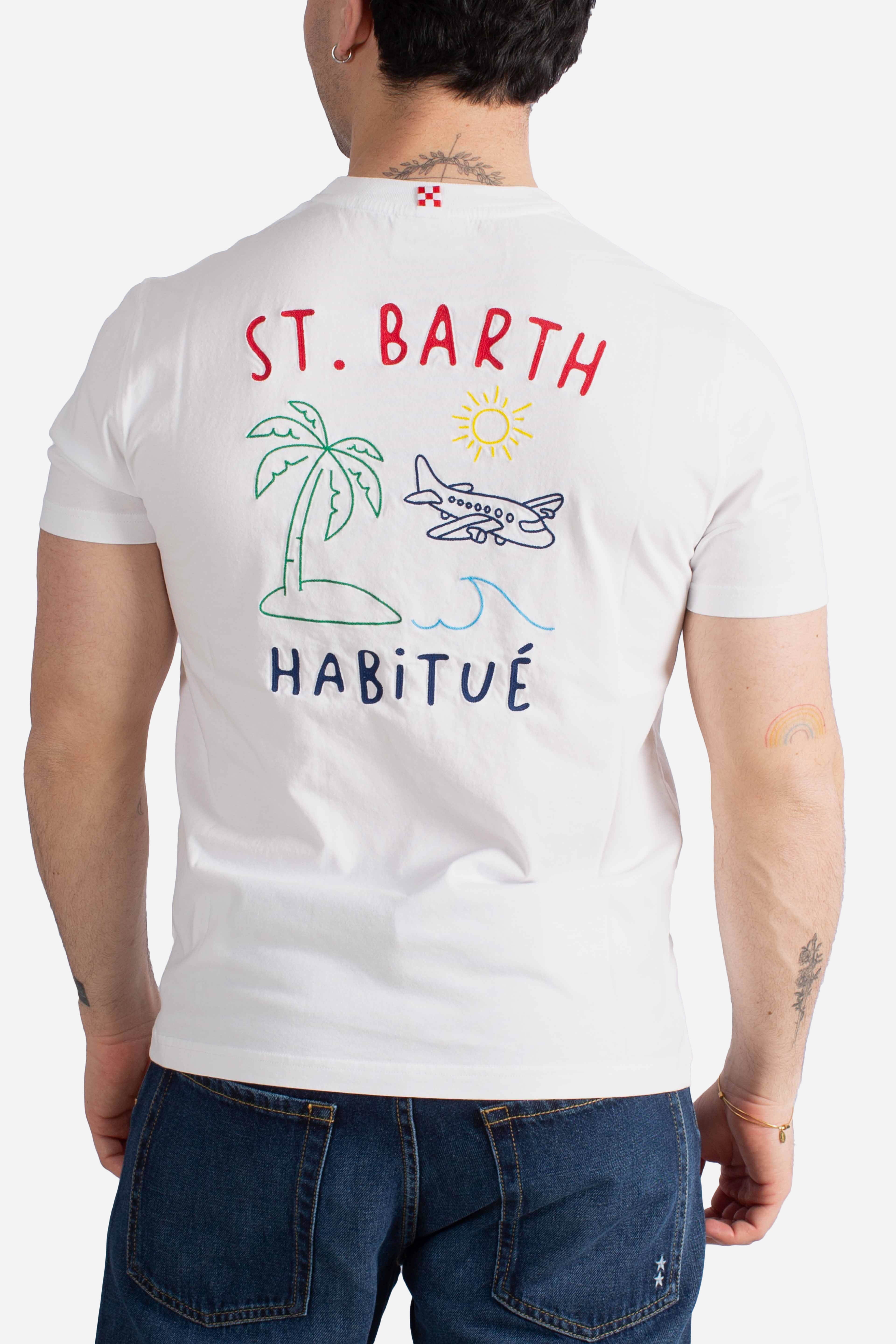 T-SHIRT PORTLAND ST.BARTH SUMMER WHITE