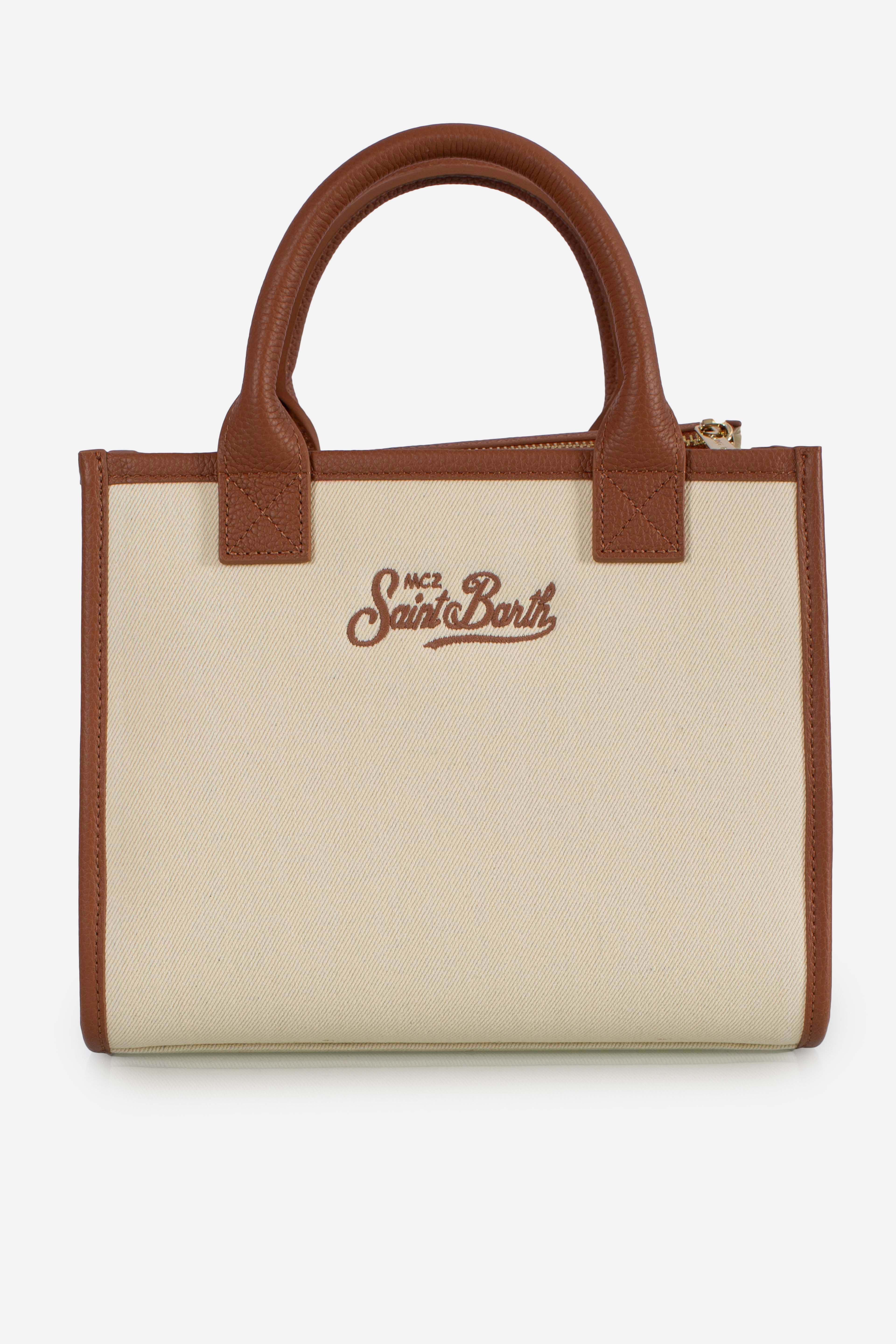 Vanity bag midi canvas grain
