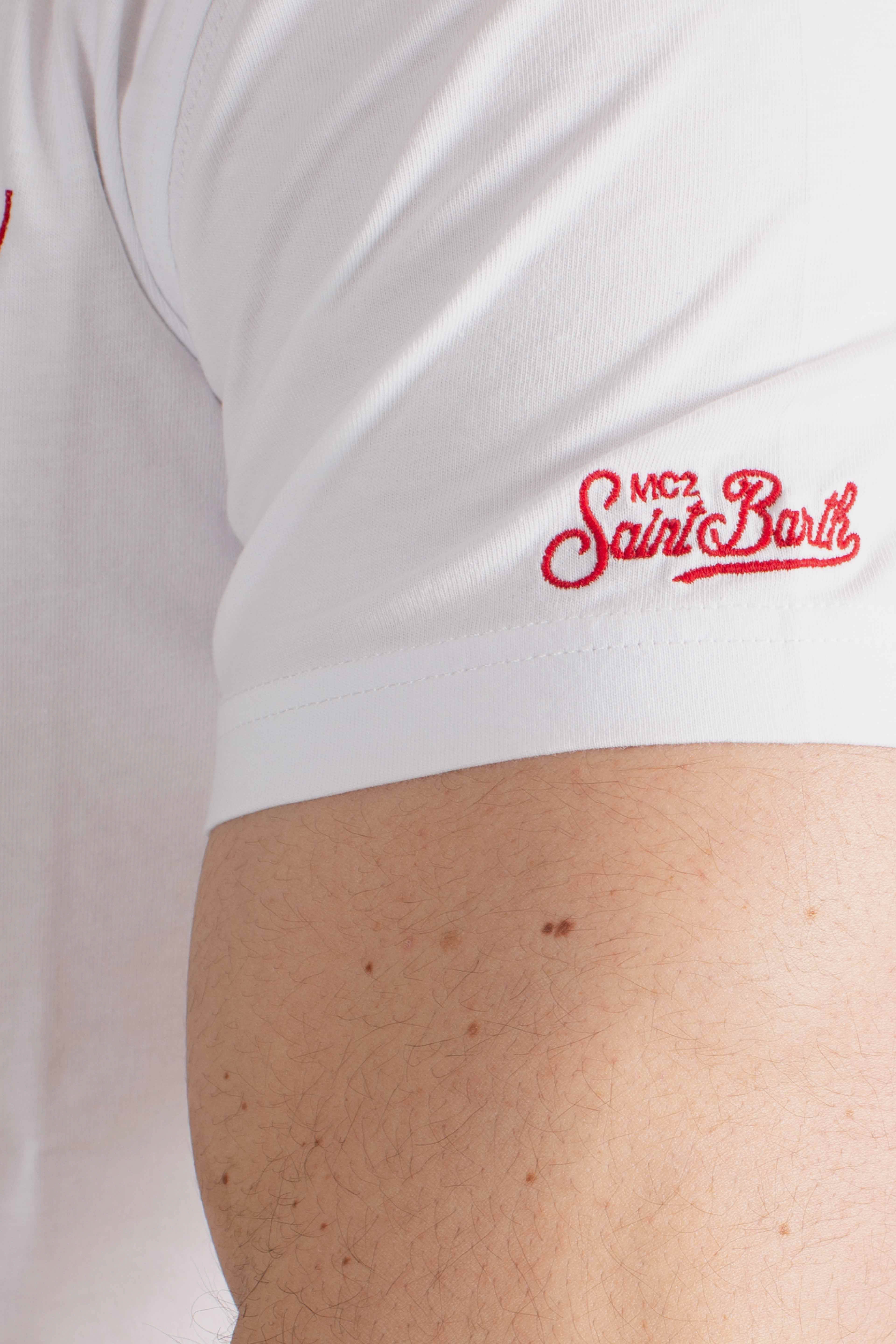 T-SHIRT PORTLAND ST.BARTH SUMMER WHITE