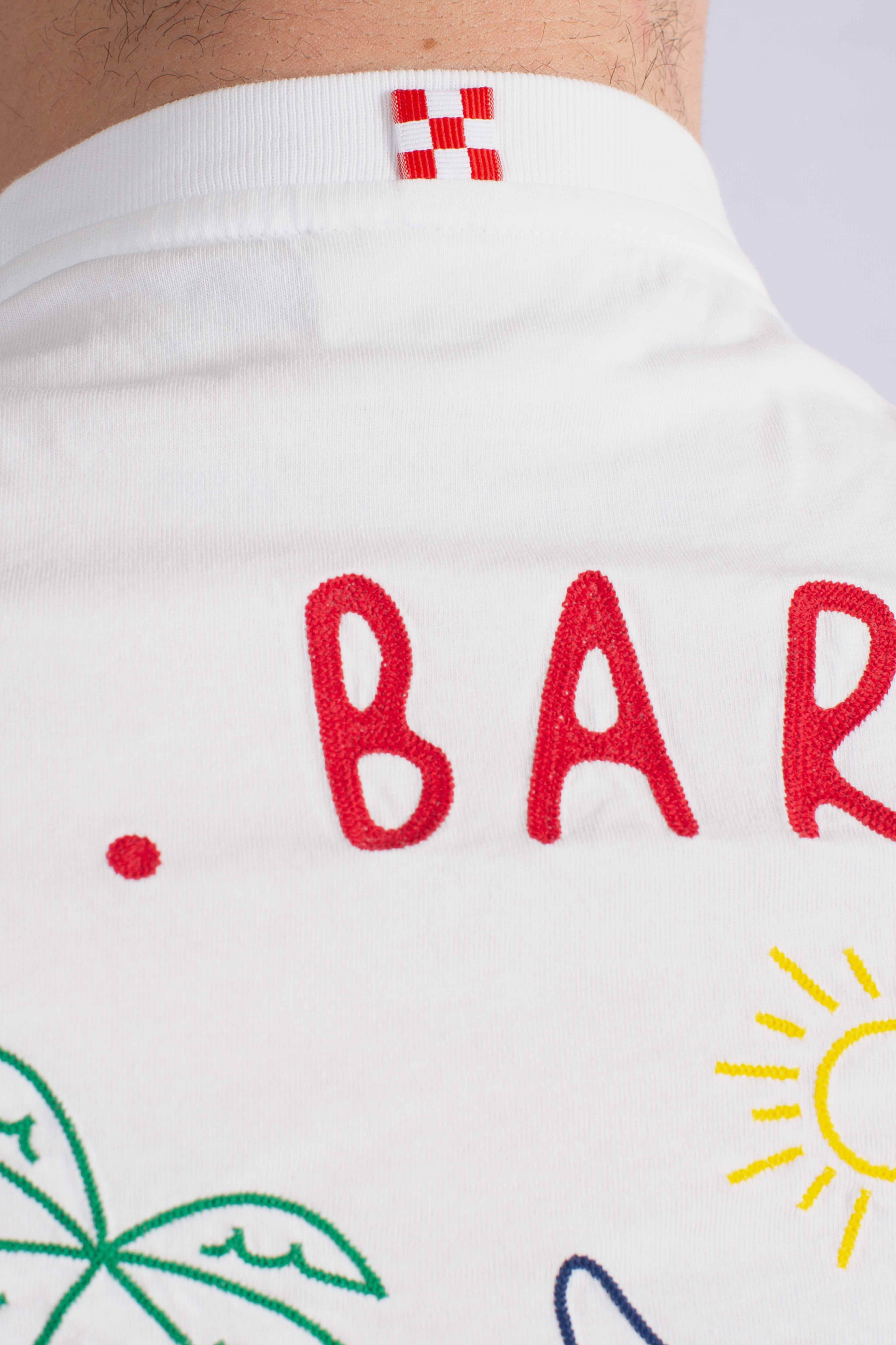 T-SHIRT PORTLAND ST.BARTH SUMMER WHITE