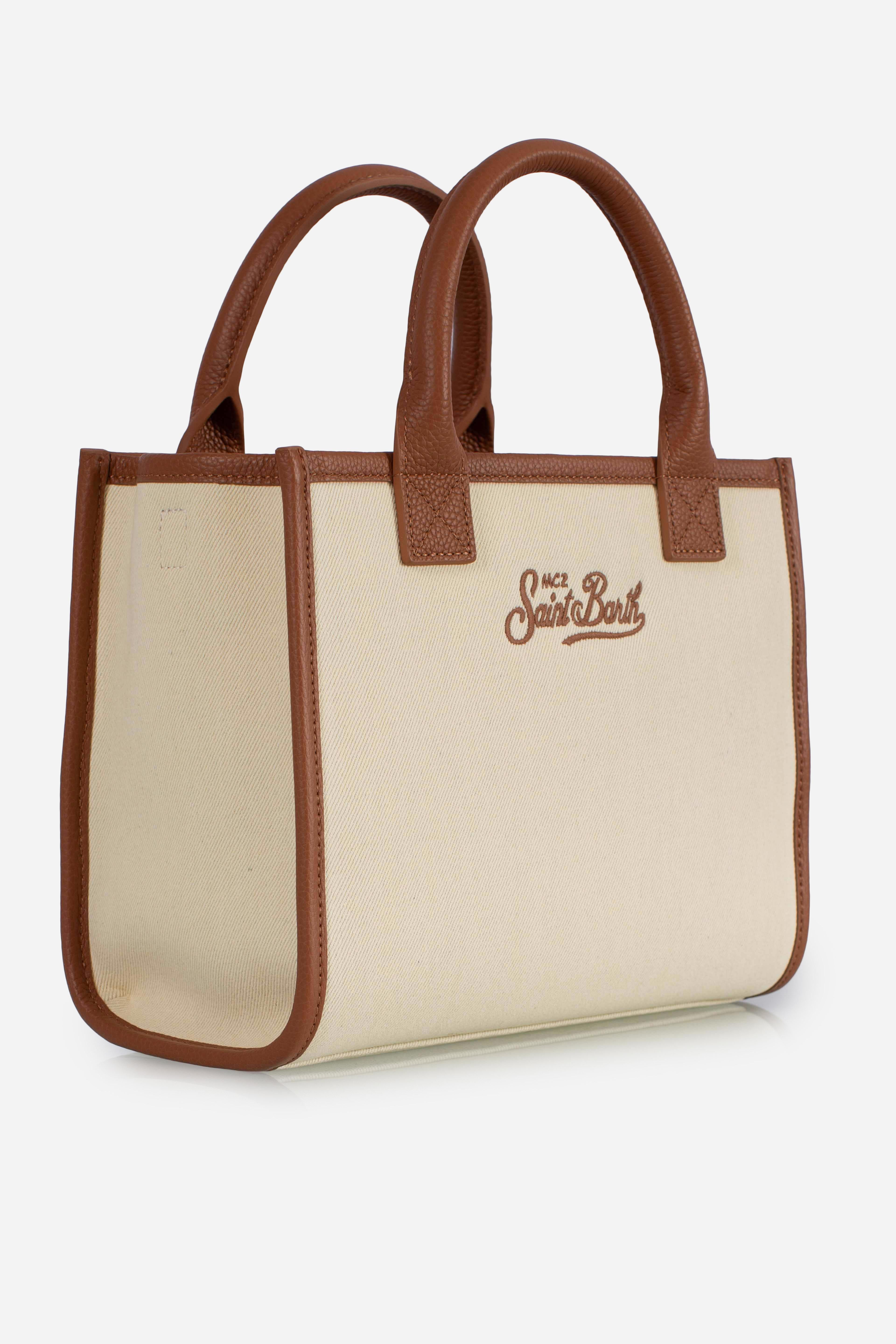 Vanity bag midi canvas grain