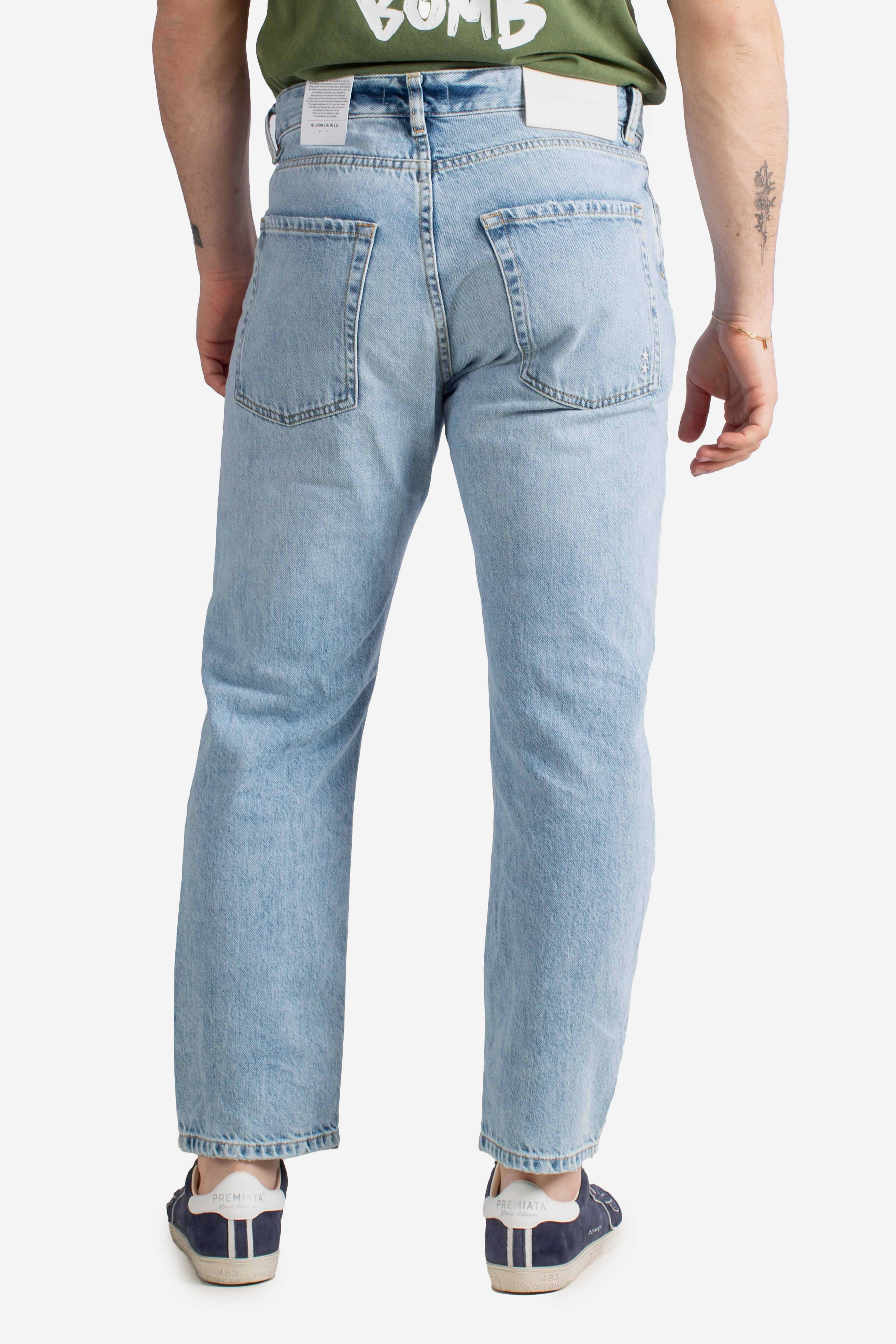Jeans Icon Denim Josh in denim lavaggio chiaro